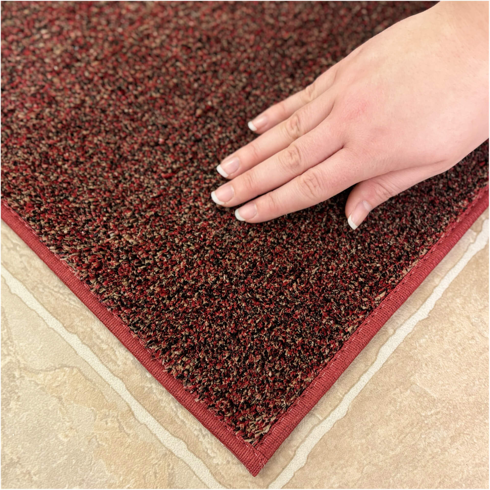 Cabana Tweed Artificial Grass Turf Rug – 3/8” Thick Ultra Turf Carpet, Custom Size, 7 Colors