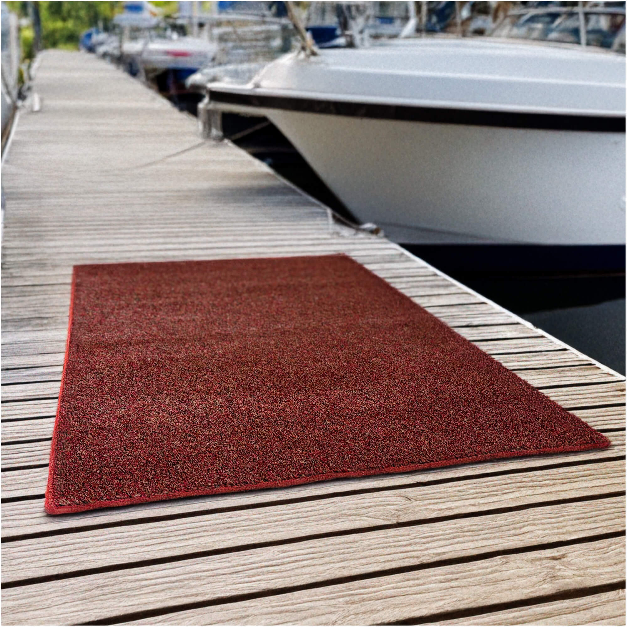 Cabana Tweed Artificial Grass Turf Rug – 3/8” Thick Ultra Turf Carpet, Custom Size, 7 Colors