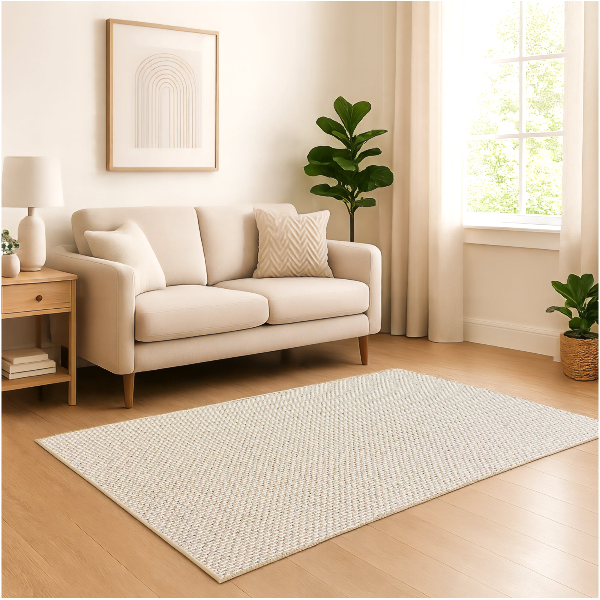 Starlight Level Berber Loop Indoor Area Rug Carpet Collection