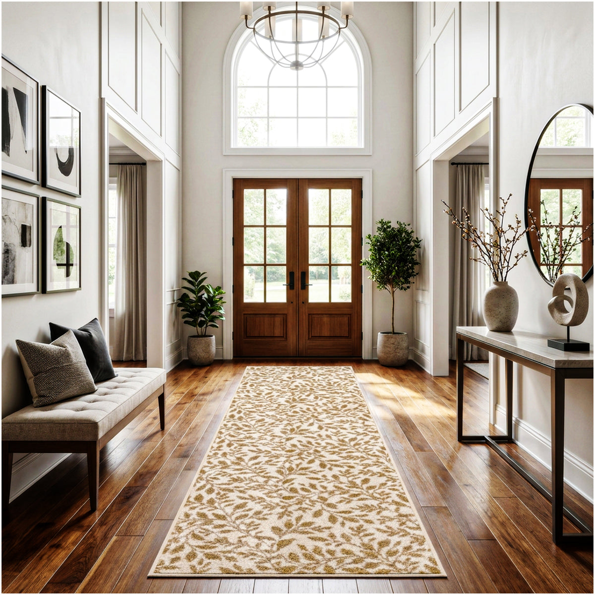 Milliken Hidden Trail Nature Pattern Indoor Area Rug – Custom Sizes