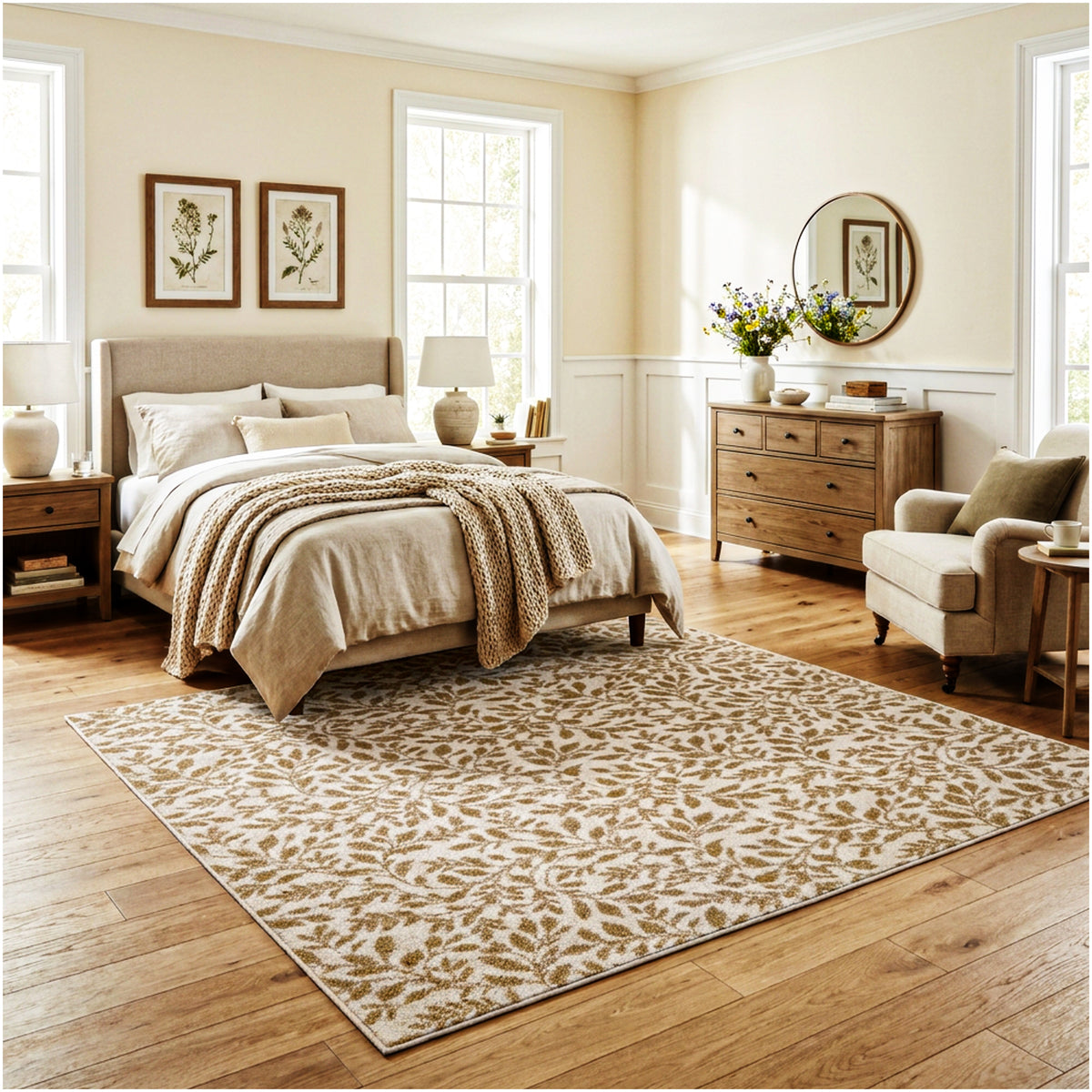 Milliken Hidden Trail Nature Pattern Indoor Area Rug – Custom Sizes