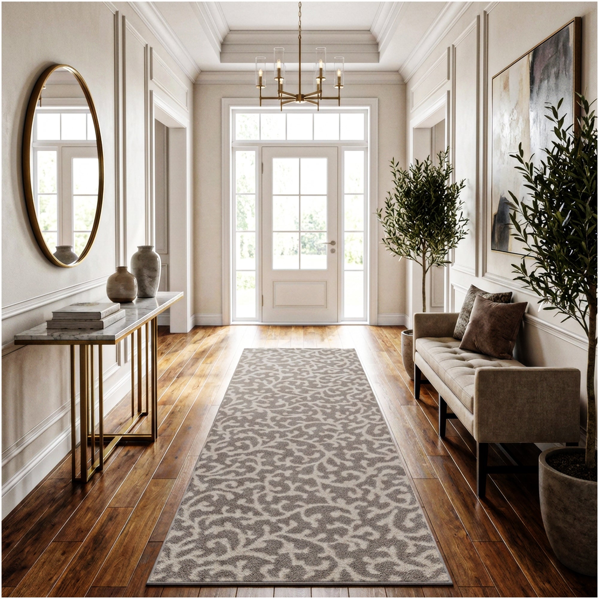 Milliken Coral Springs Indoor Area Rug | Standard Sizes & Color Options