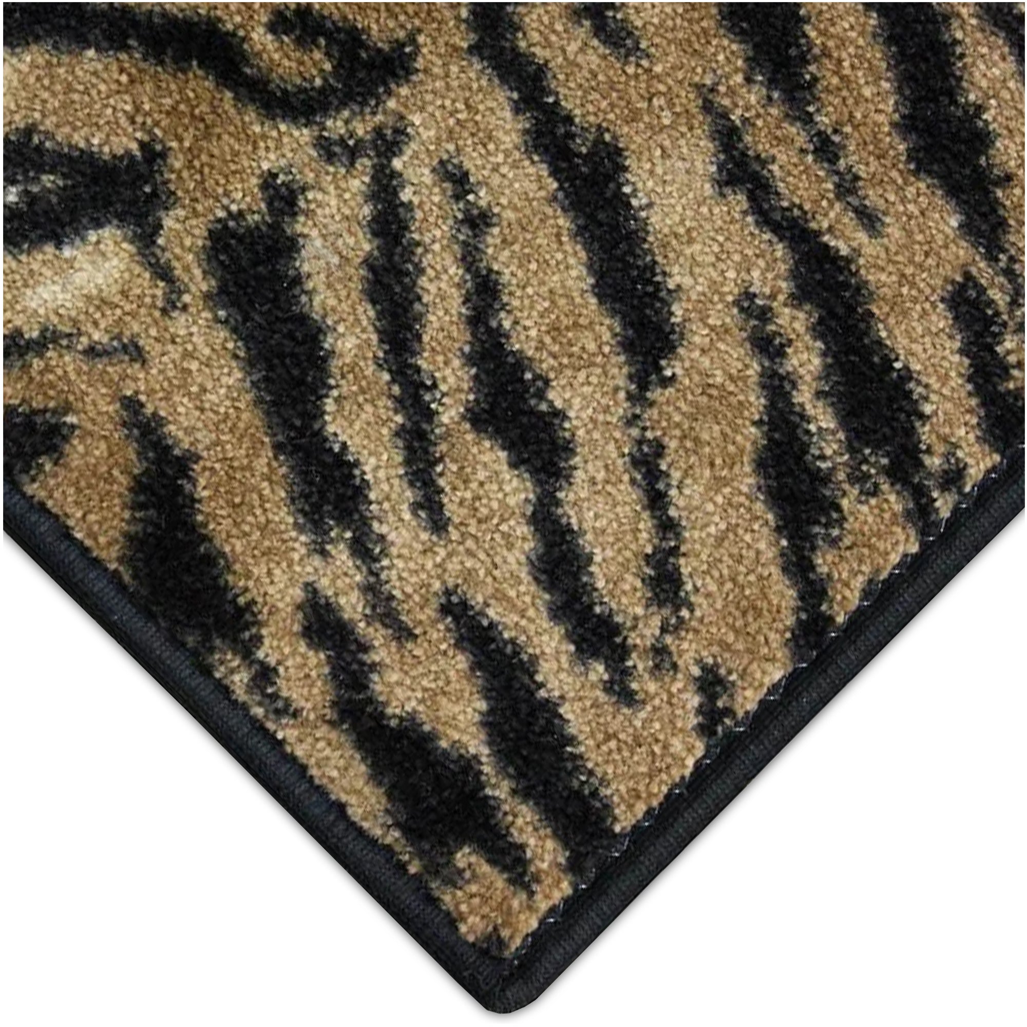 Exotic Journey “Domo” Tiger Pattern Indoor Area Rug – Sample