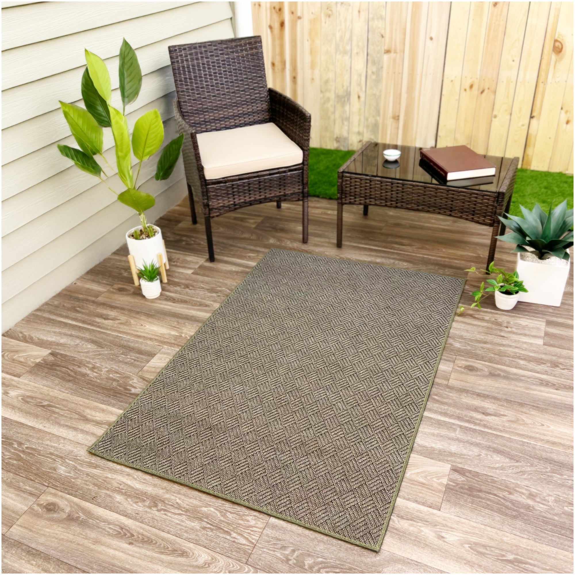 Dreamweaver Indoor/Outdoor Area Rug | Custom Size & Shape, 1/4" Thick