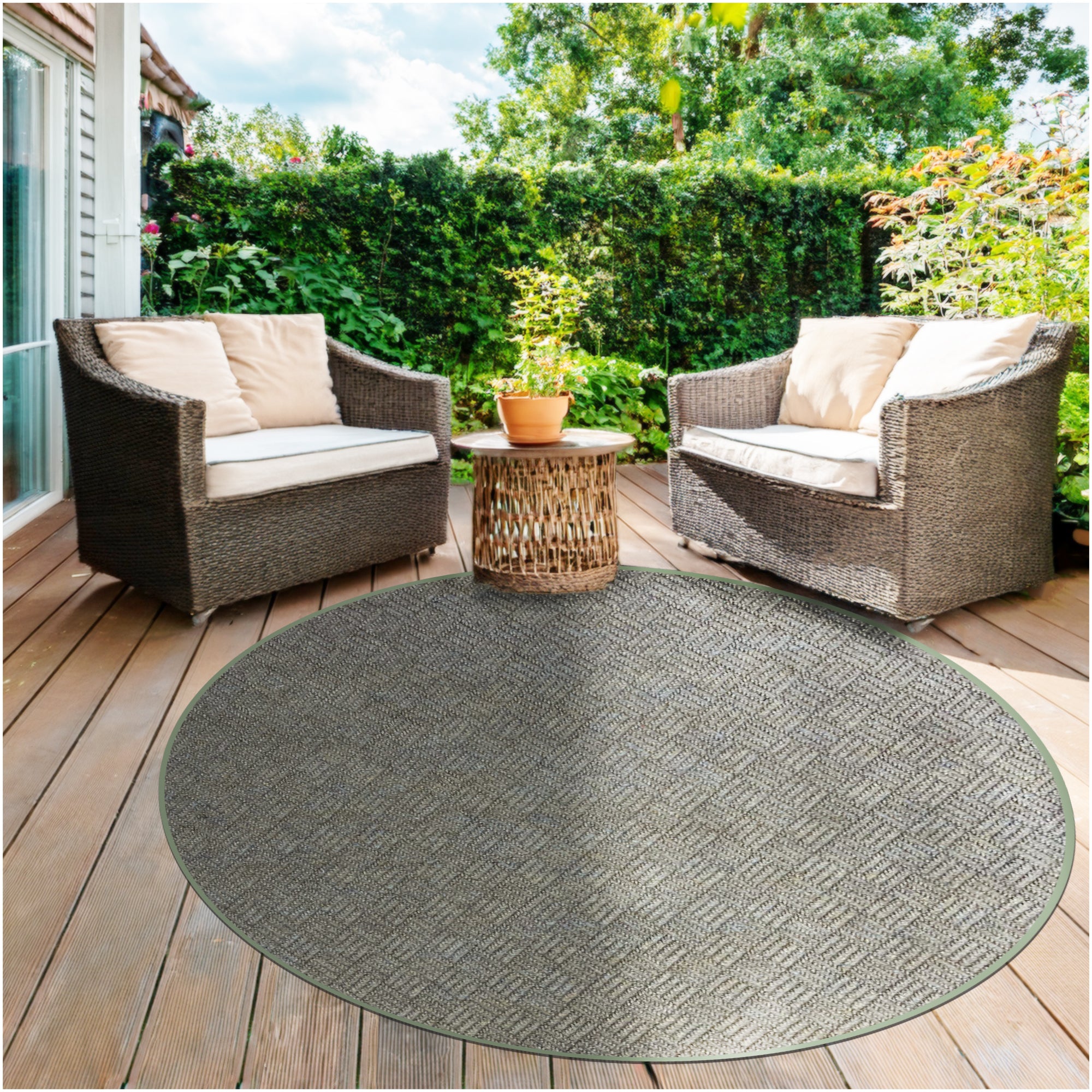 Dreamweaver Indoor/Outdoor Area Rug | Custom Size & Shape, 1/4" Thick