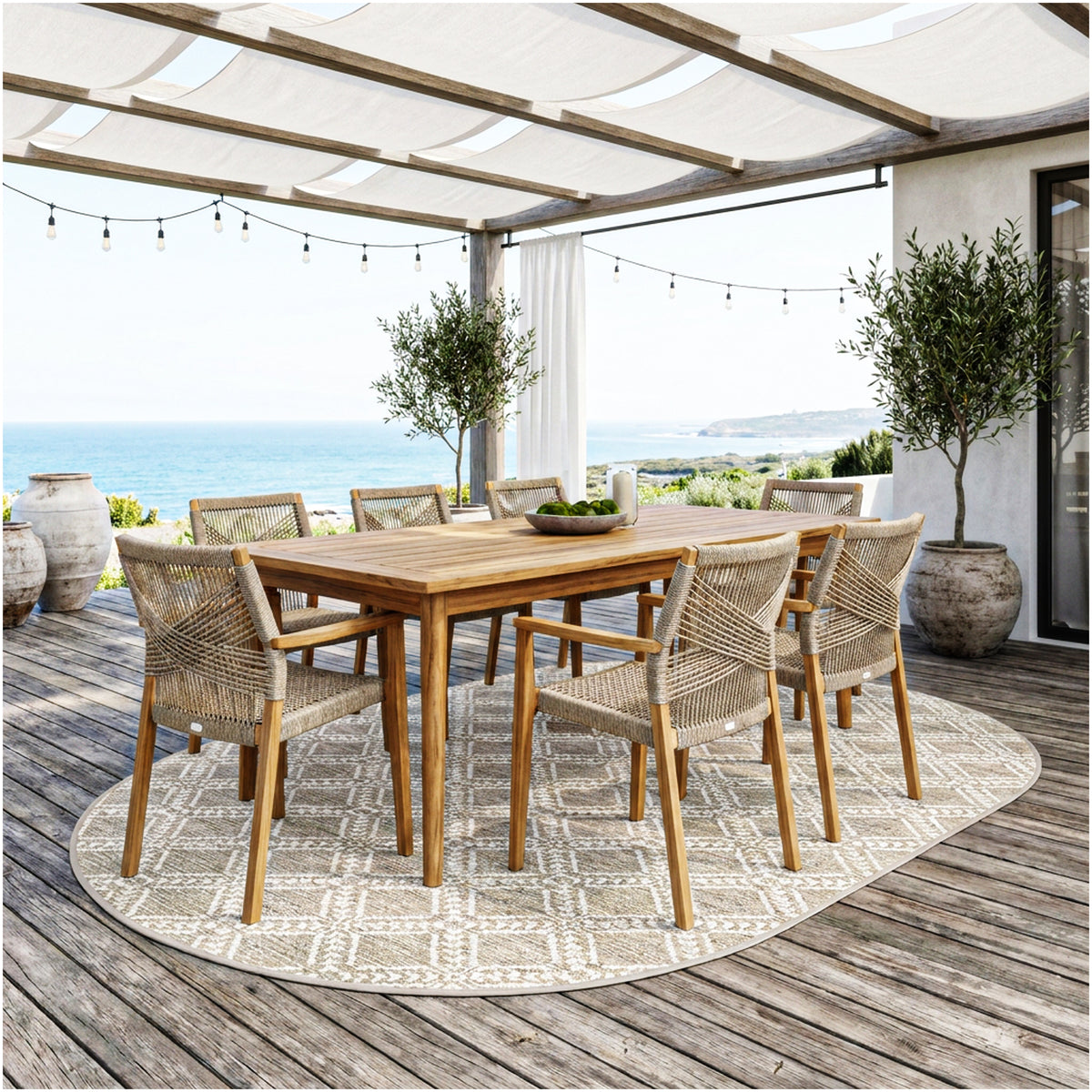 Belmar Custom Size Indoor & Outdoor Area Rug