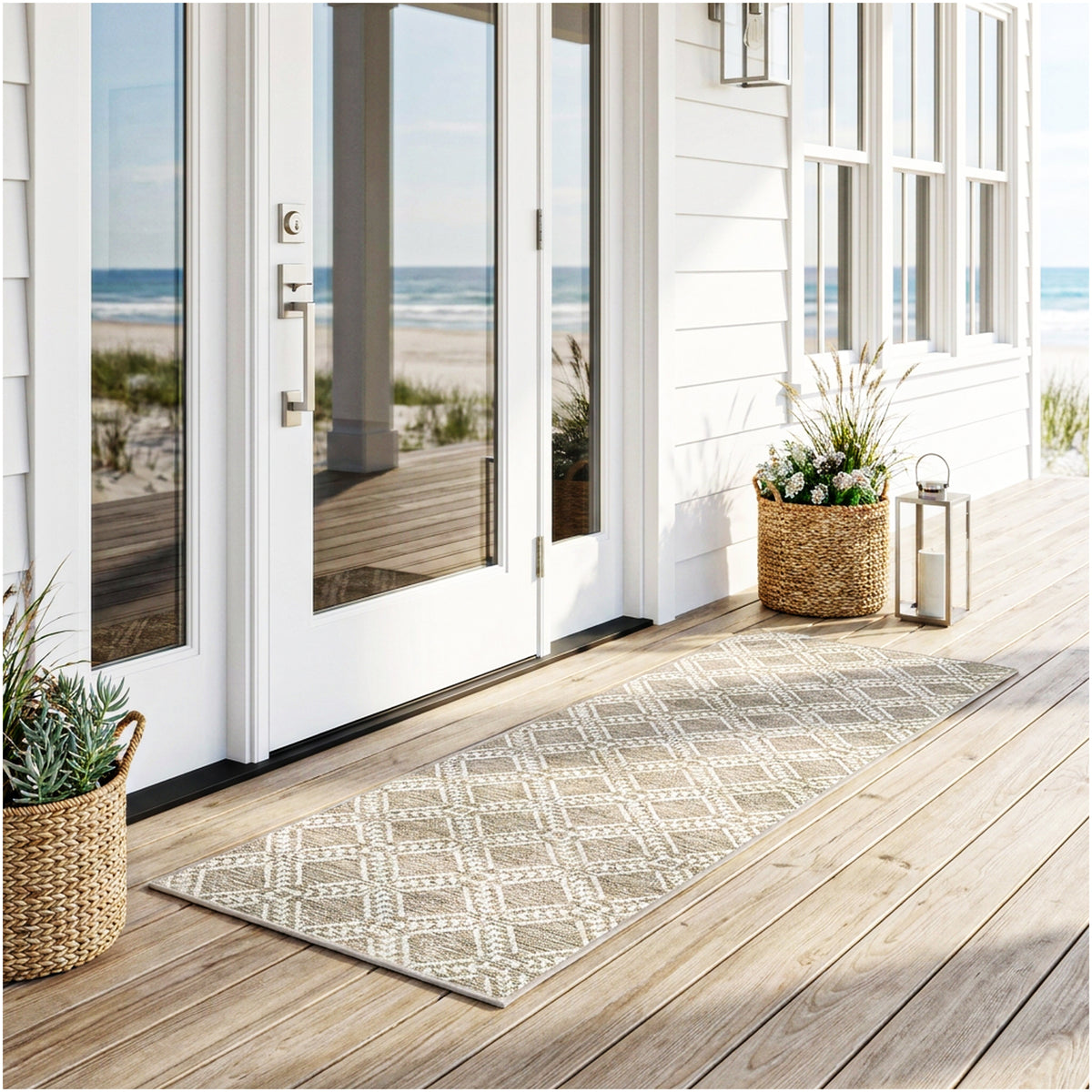 Belmar Custom Size Indoor & Outdoor Area Rug