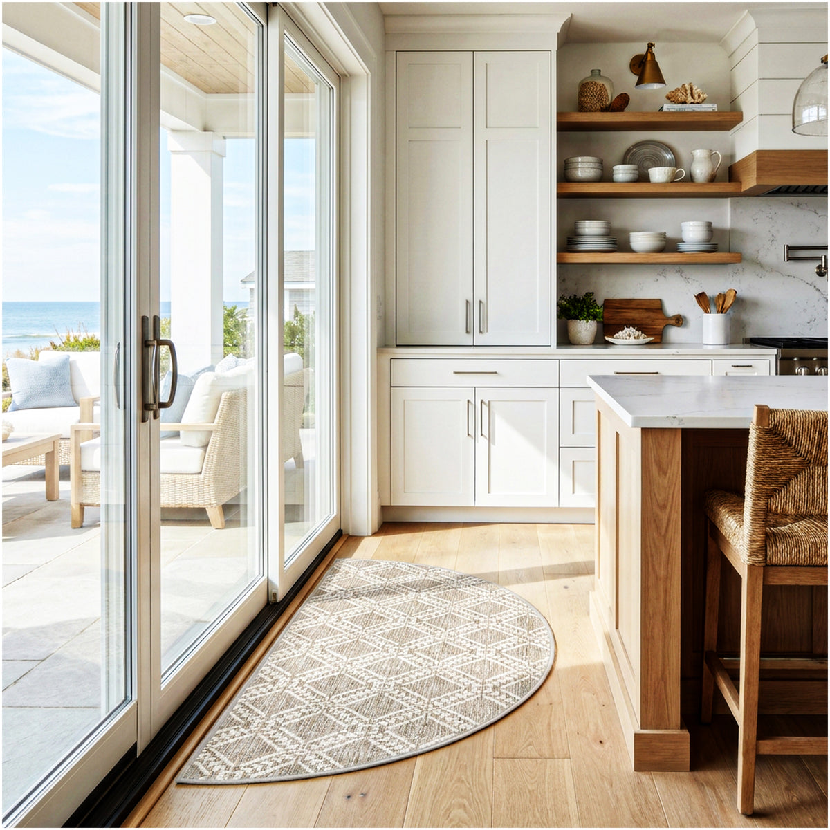 Belmar Custom Size Indoor & Outdoor Area Rug