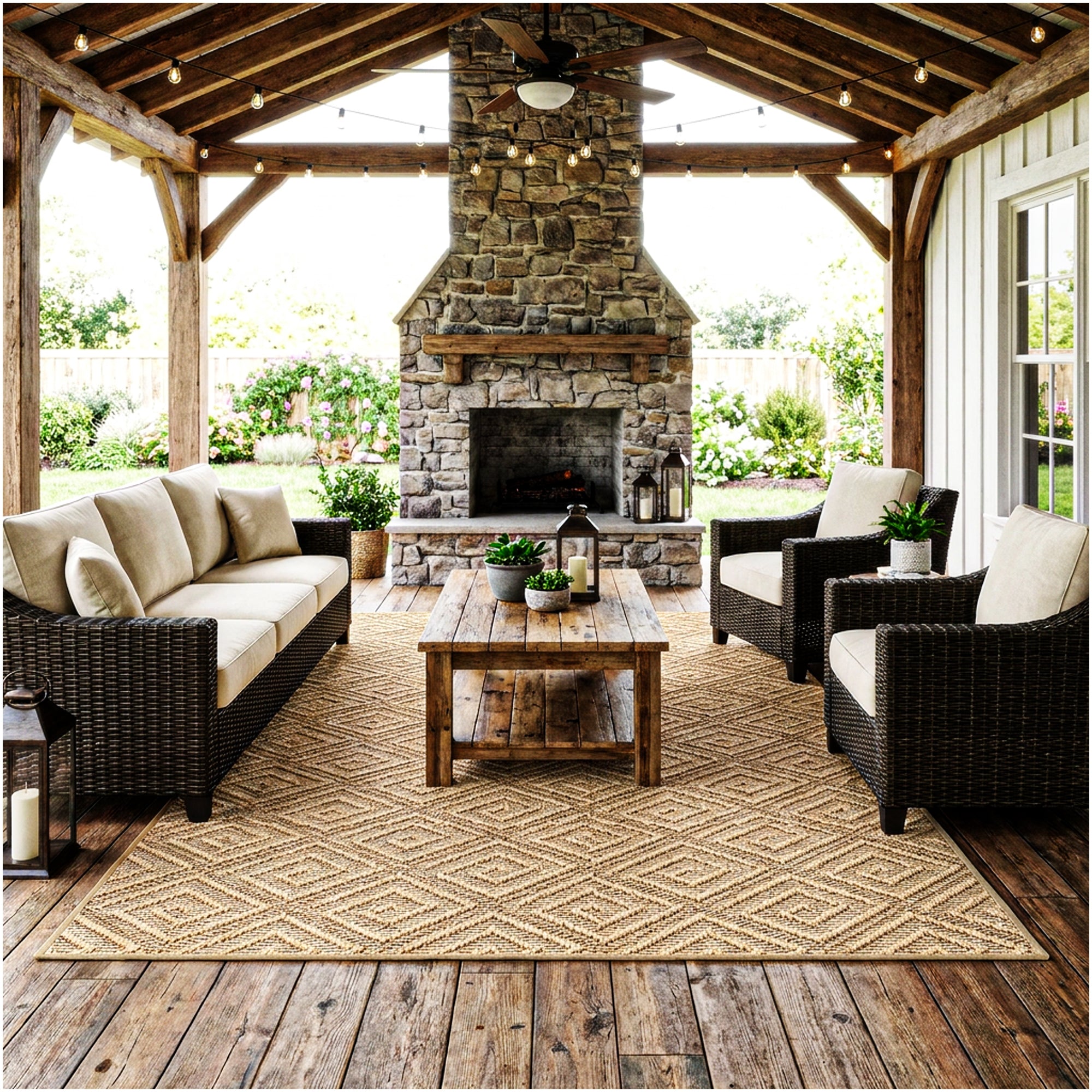 Curacao Custom Cut Indoor & Outdoor Area Rug – Custom Sizes