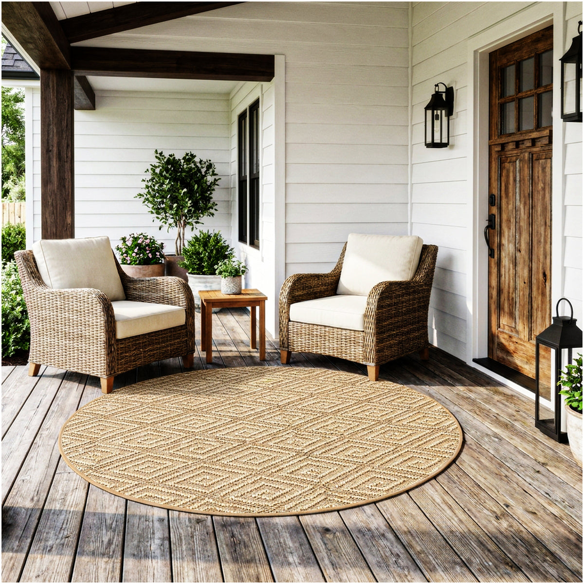 Curacao Custom Cut Indoor & Outdoor Area Rug – Custom Sizes