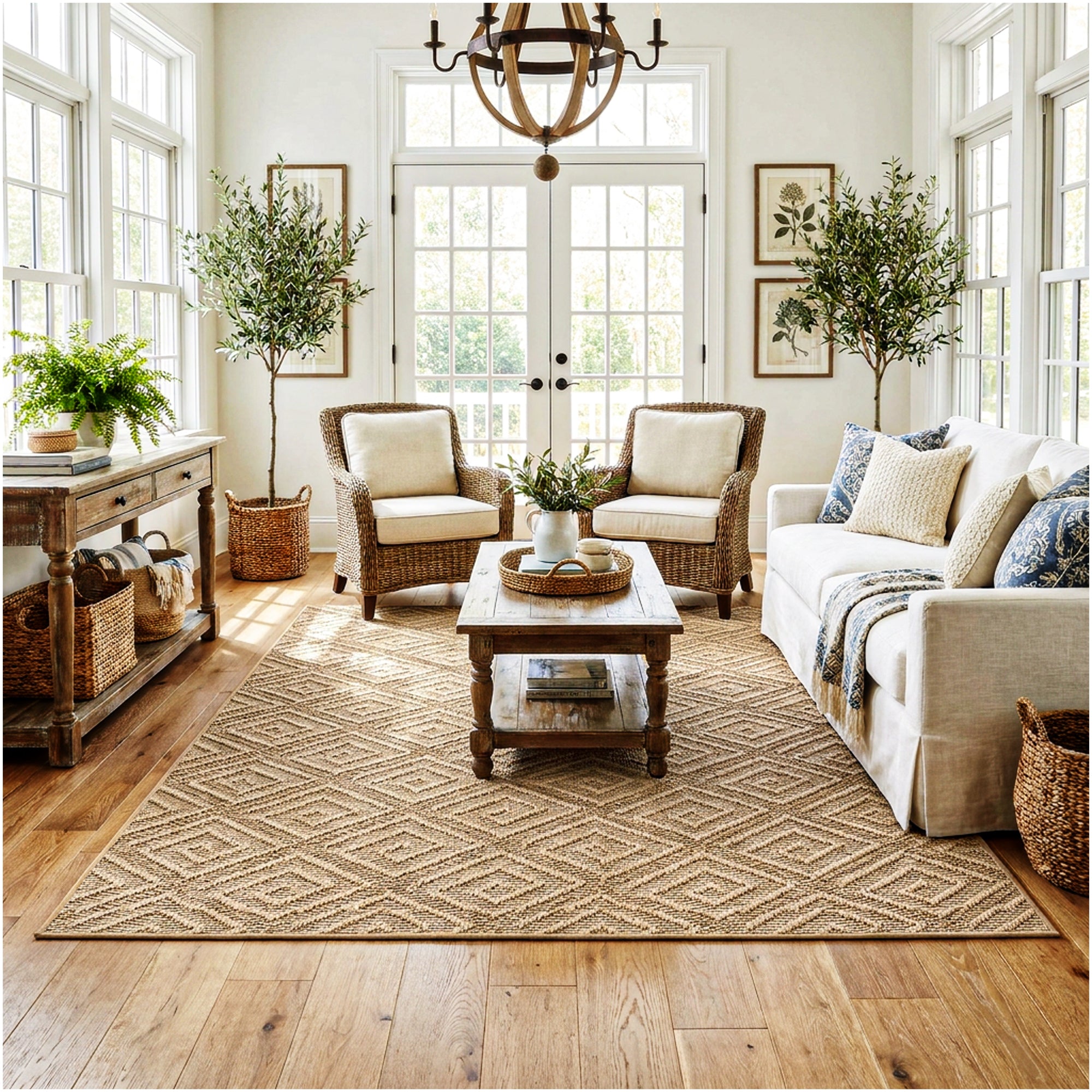 Curacao Custom Cut Indoor & Outdoor Area Rug – Custom Sizes