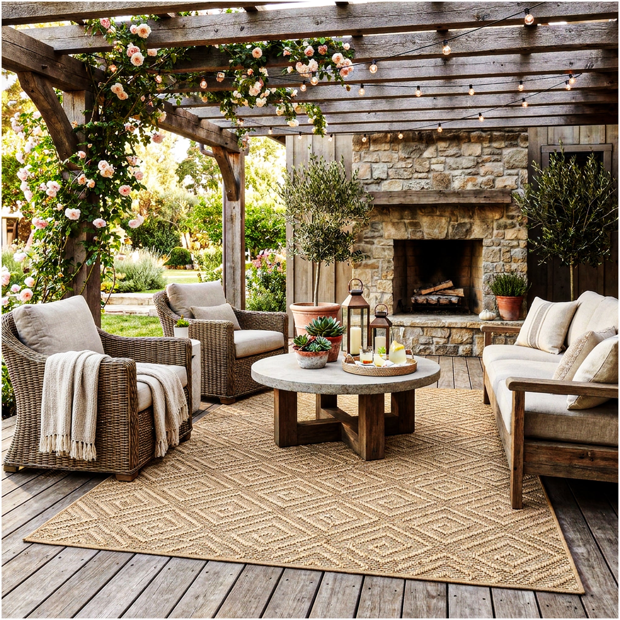 Curacao Custom Cut Indoor & Outdoor Area Rug – Custom Sizes