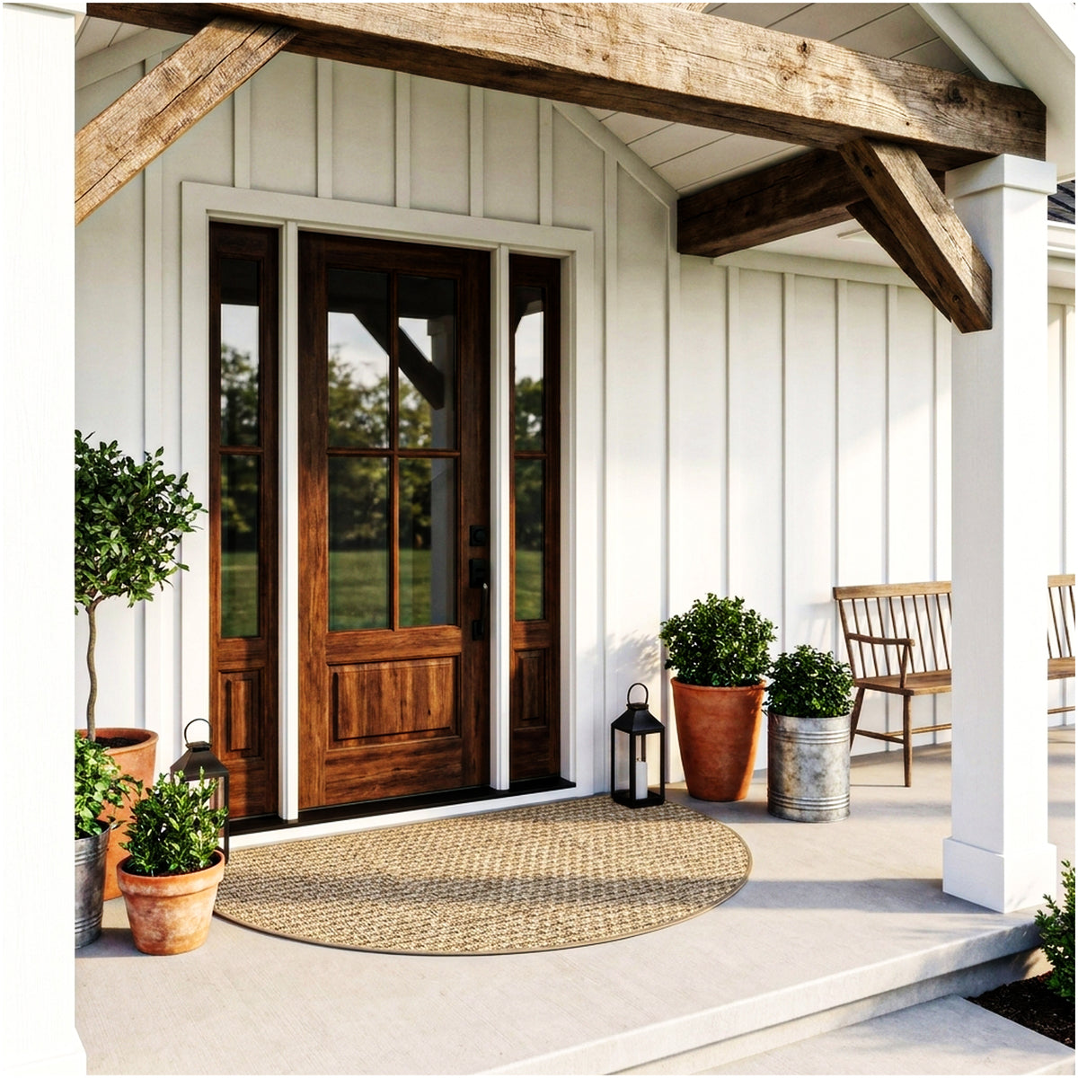 Dominica Indoor Outdoor Area Rug – Custom Size Patio Rug