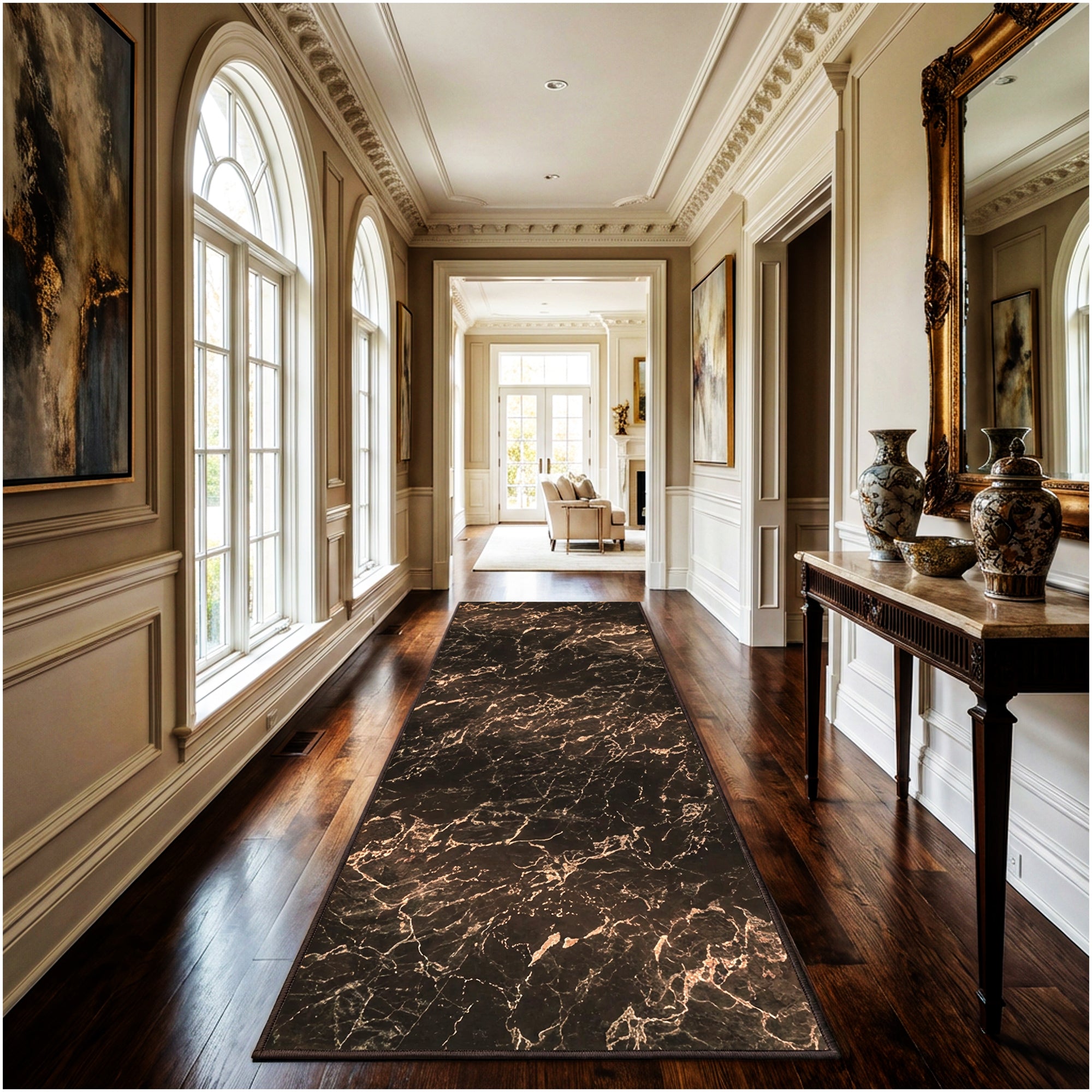 Milliken Cavatori Marble Pattern Indoor Area Rug – 3/8″ Thick, 40 oz Cut Pile