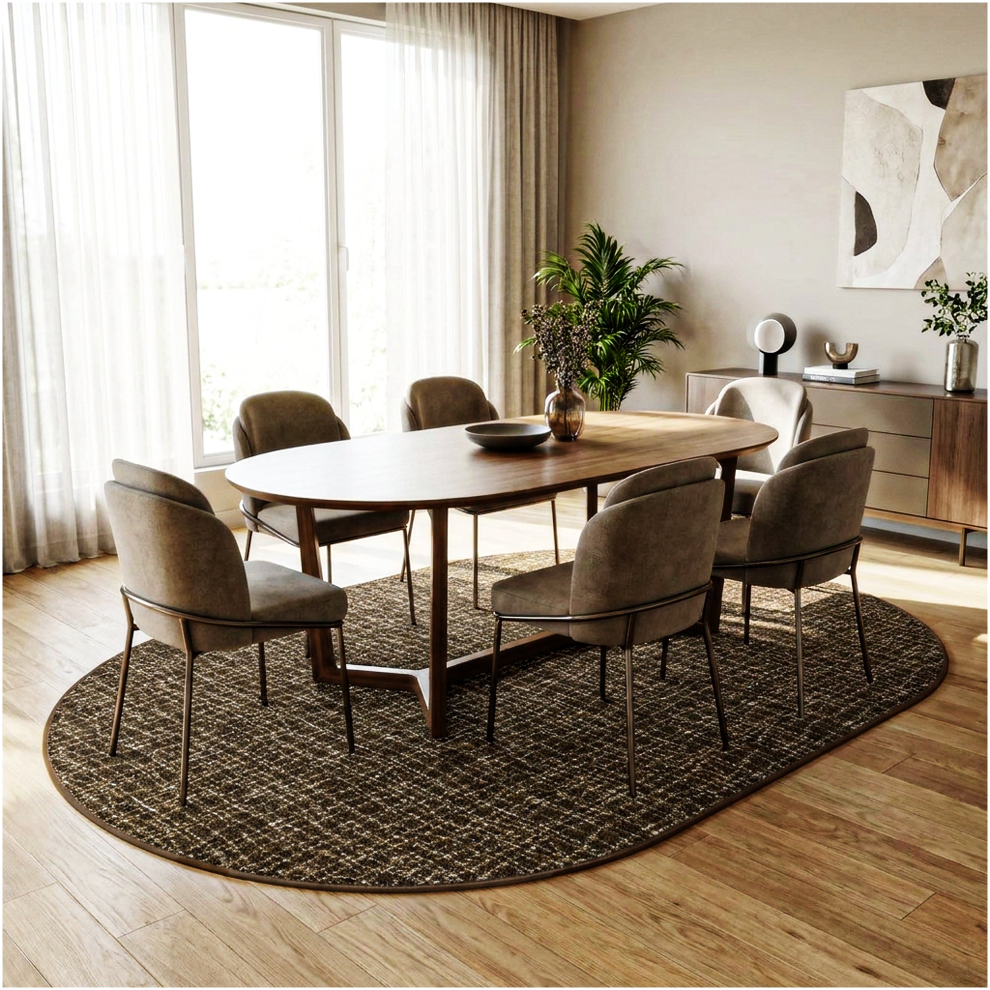 Milliken Modern Backdrop Pattern Indoor Area Rug – Custom Sizes