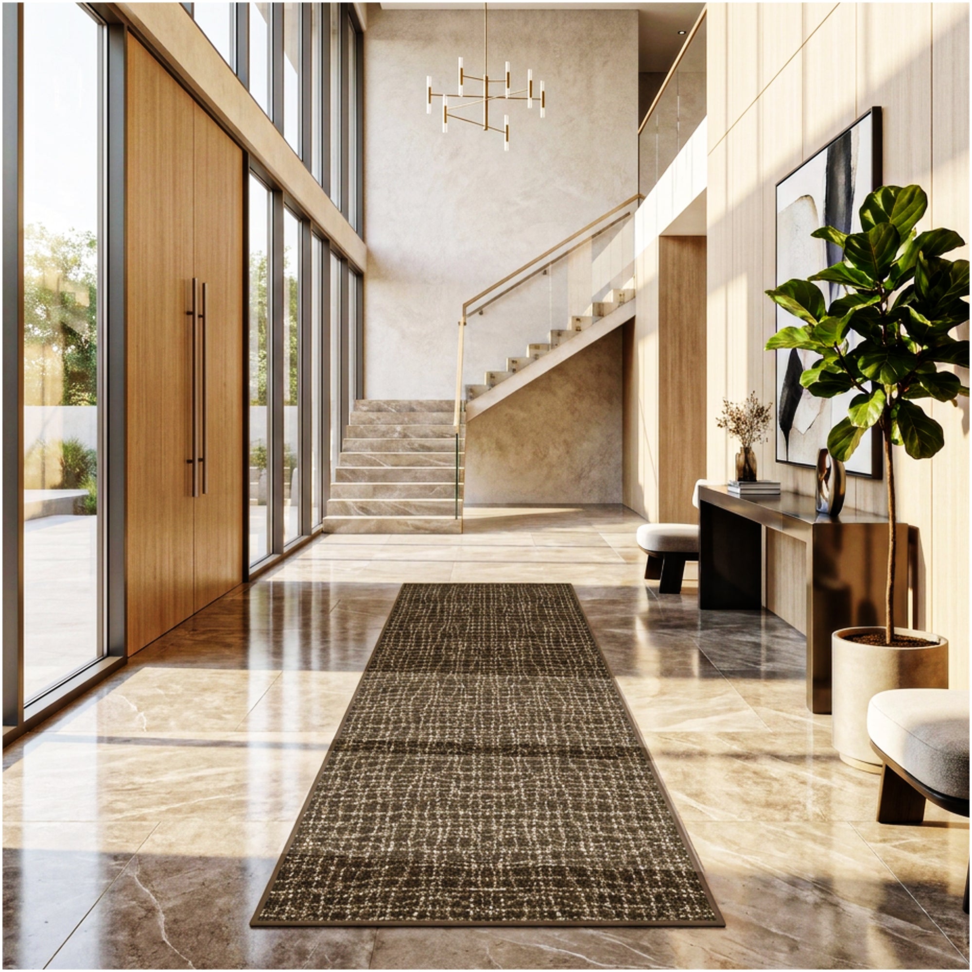 Milliken Modern Backdrop Pattern Indoor Area Rug – Custom Sizes