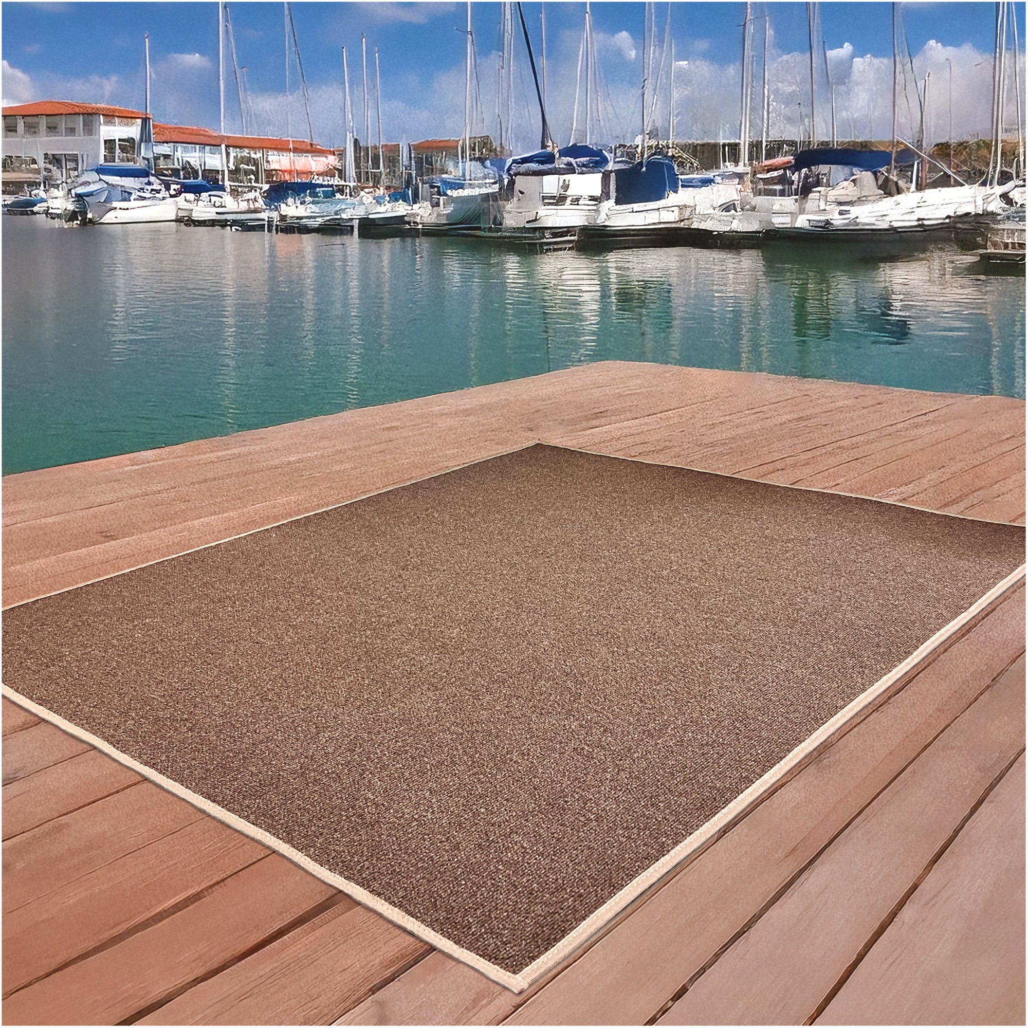 Roanoke Rib Indoor-Outdoor Area Rug in Custom Sizes - Sample