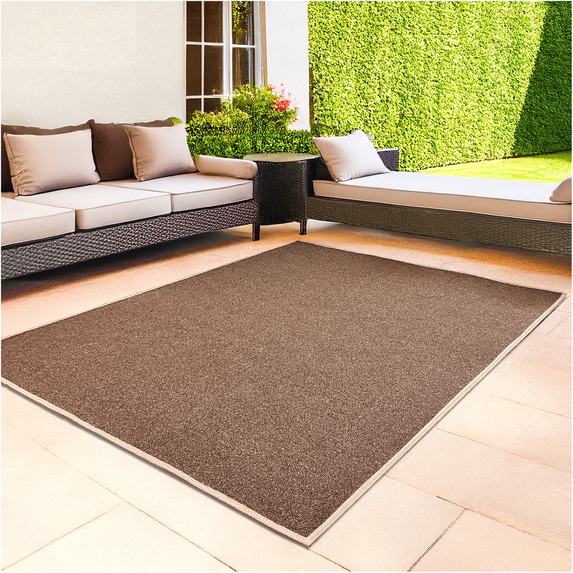 Roanoke Rib Indoor-Outdoor Area Rug in Custom Sizes - Sample