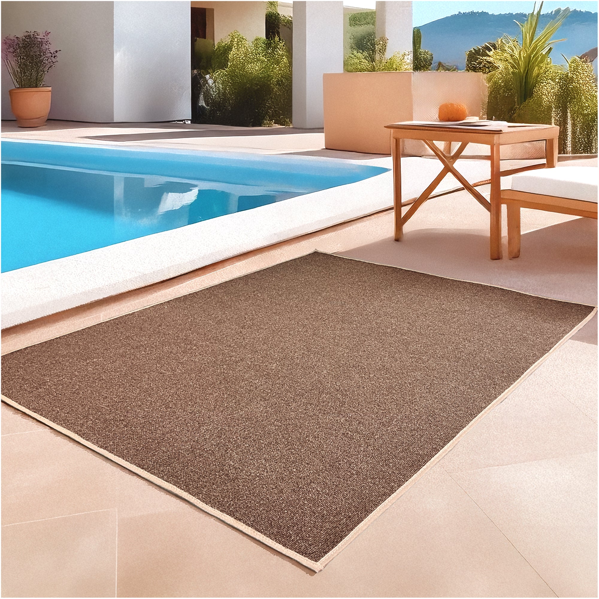 Roanoke Rib Indoor-Outdoor Area Rug in Custom Sizes - Sample