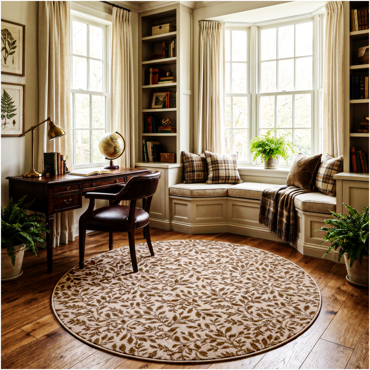 Milliken Hidden Trail Nature Pattern Indoor Area Rug – Custom Sizes