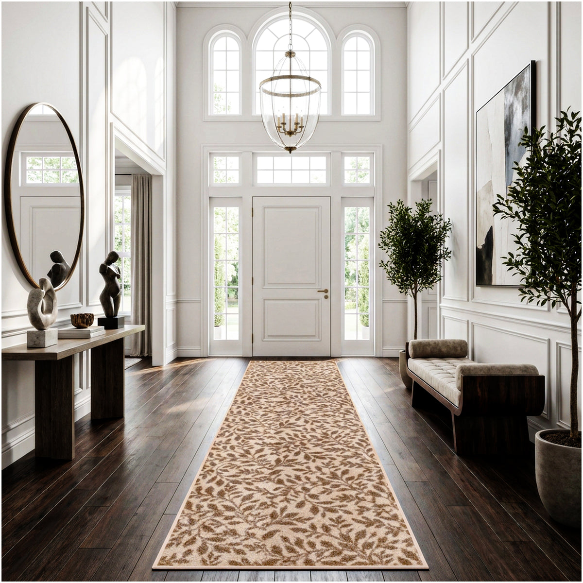 Milliken Hidden Trail Nature Pattern Indoor Area Rug – Custom Sizes