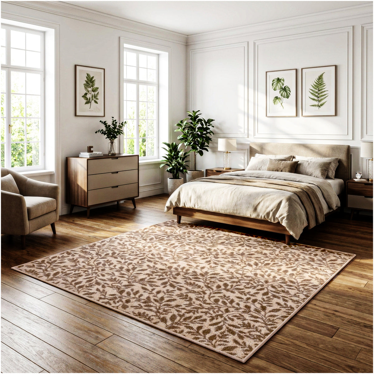 Milliken Hidden Trail Nature Pattern Indoor Area Rug – Custom Sizes