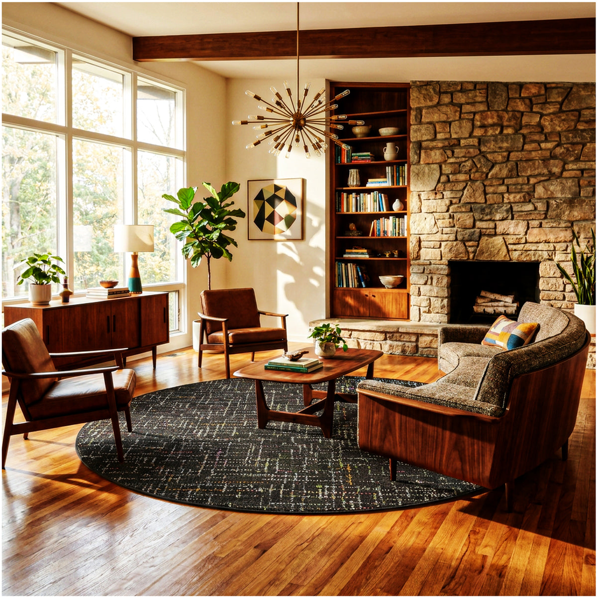 Jubilee Pattern Luxury Area Rug – Festival Collection by Kane Carpet