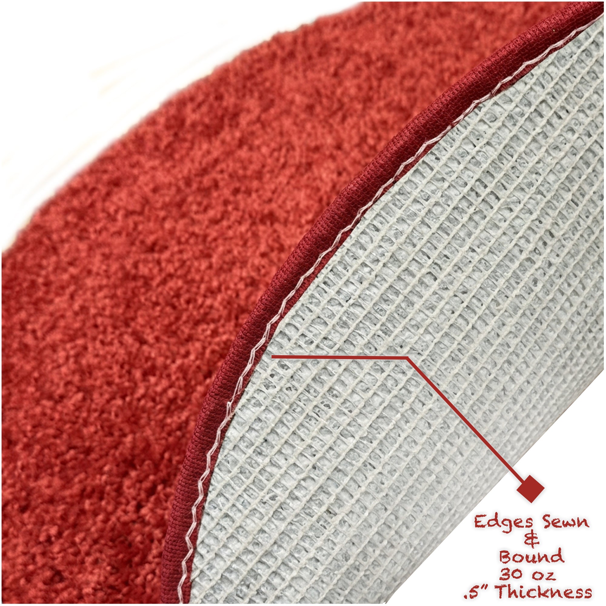 Children’s Classroom Carpet Circle Seats – Multiple Colors | 18” Round Soft Floor Cushions
