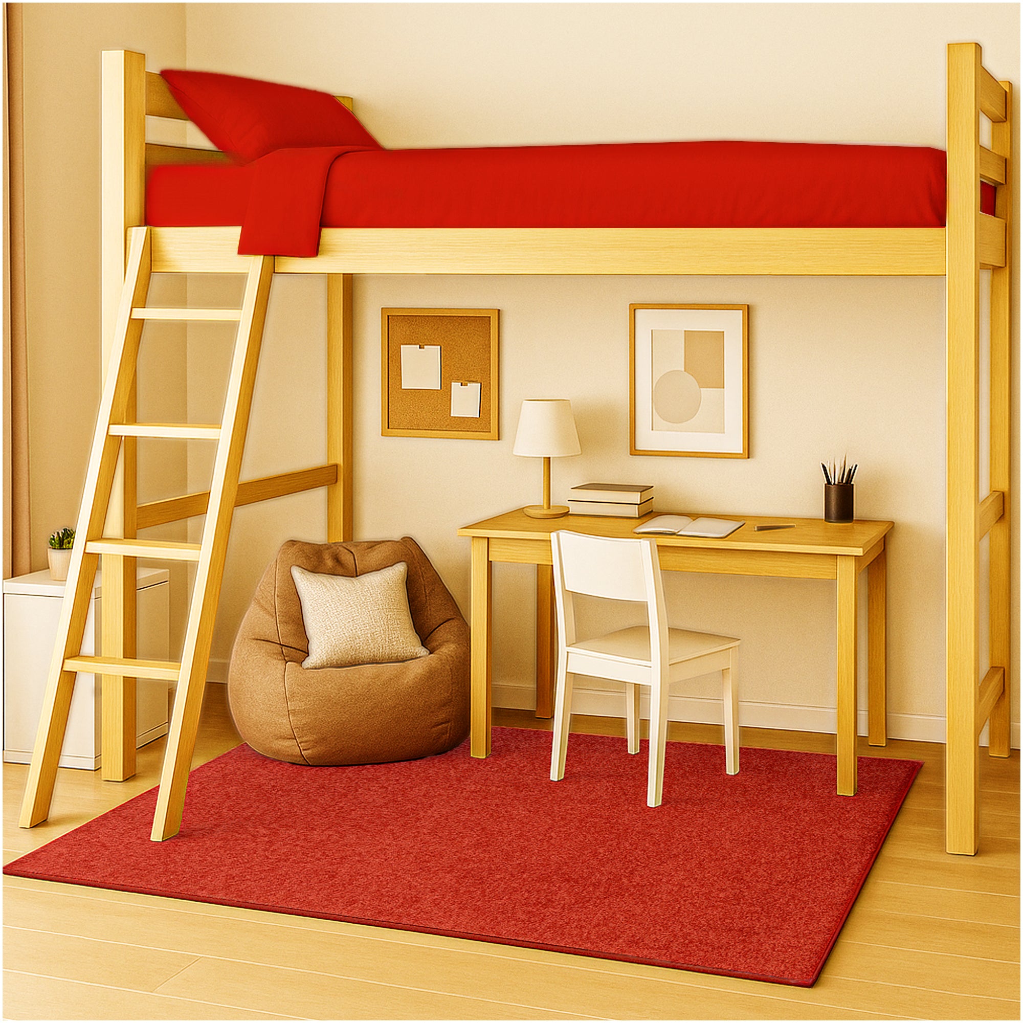 Kid Crossing Soft Area Rug – Colorful Collection, Custom Sizes Available - Sample