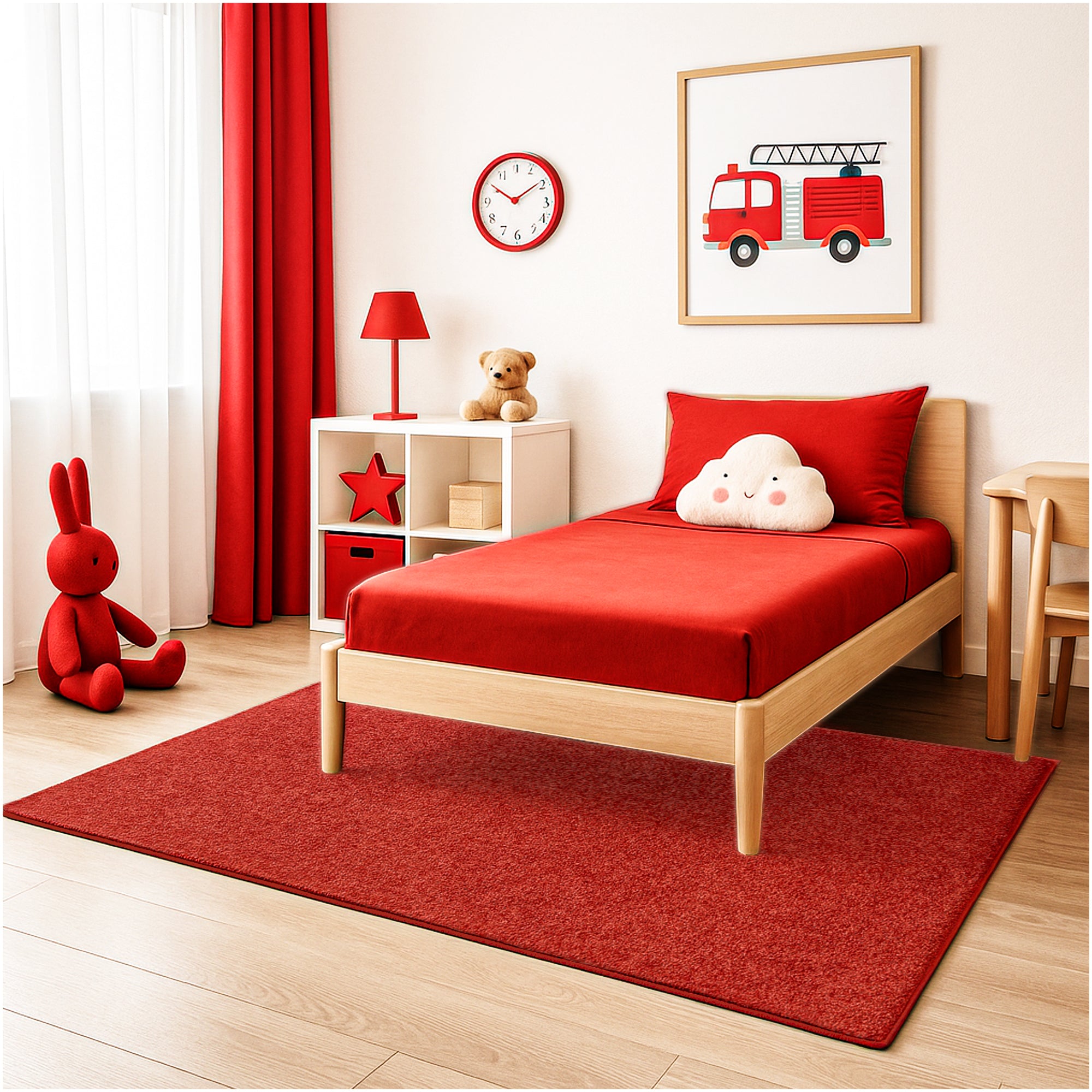 Kid Crossing Soft Area Rug – Colorful Collection, Custom Sizes Available