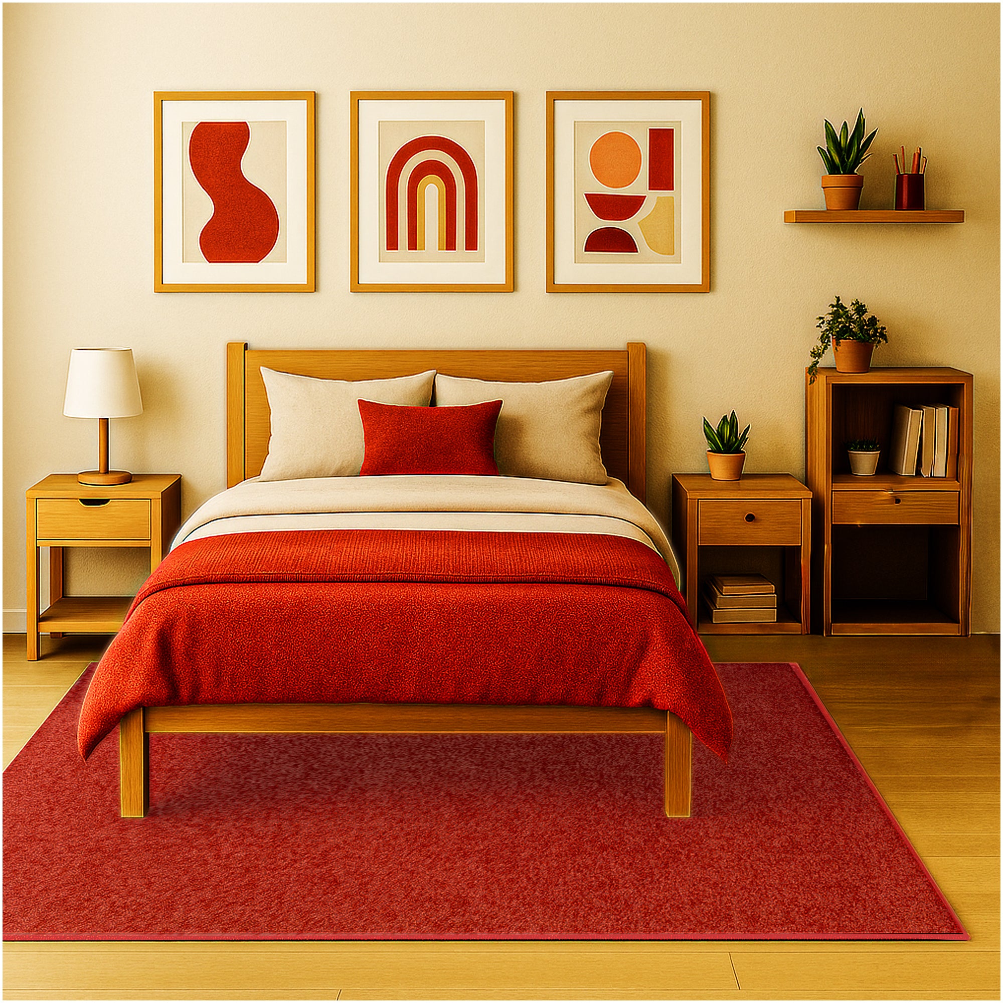 Kid Crossing Soft Area Rug – Colorful Collection, Custom Sizes Available