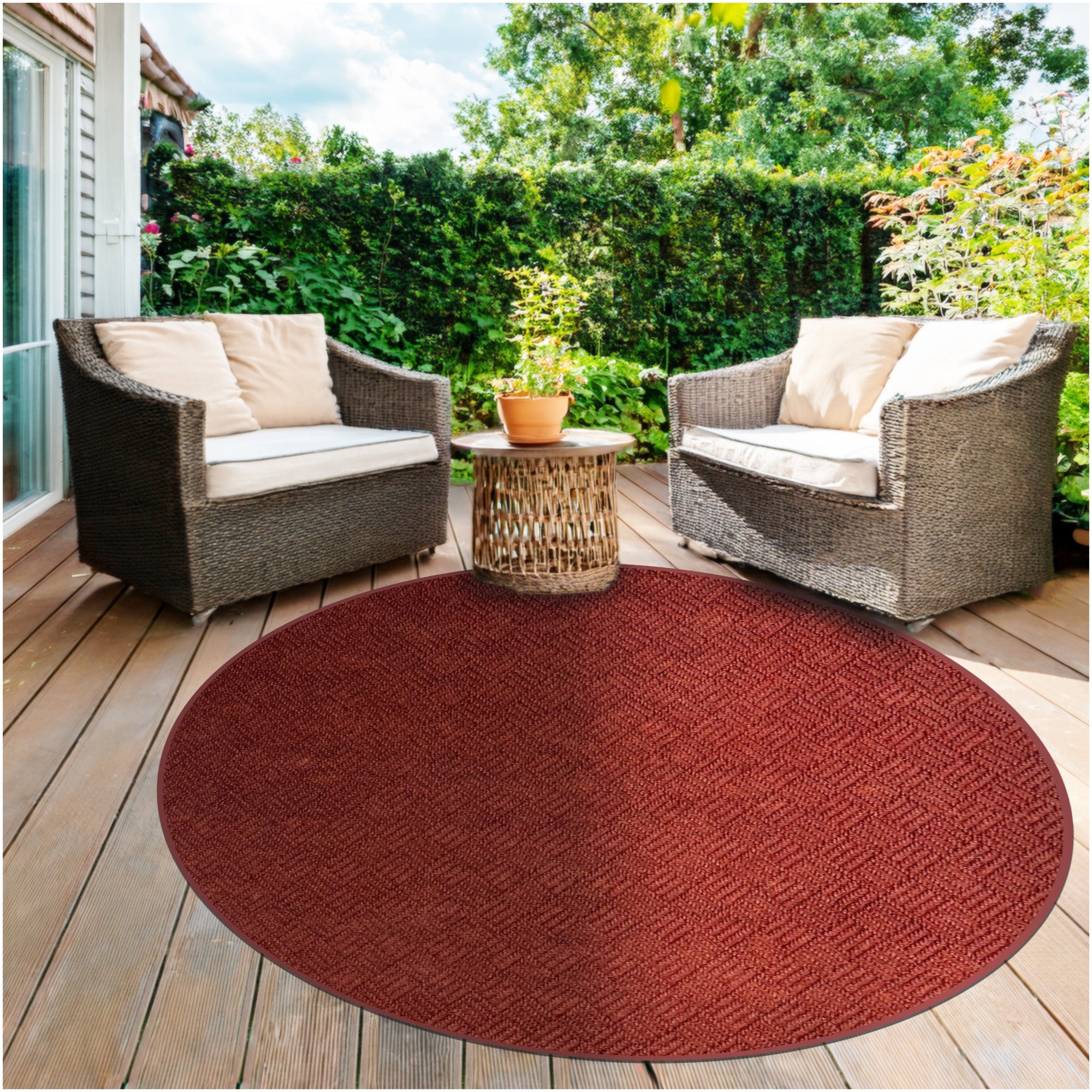 Dreamweaver Indoor/Outdoor Area Rug | Custom Size & Shape, 1/4" Thick