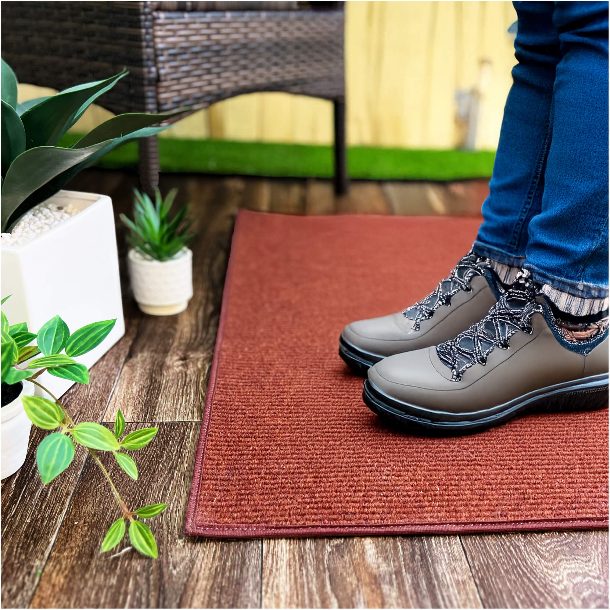 Summerstock Indoor/Outdoor Rug | Custom Size, Durable 1/4" Thick