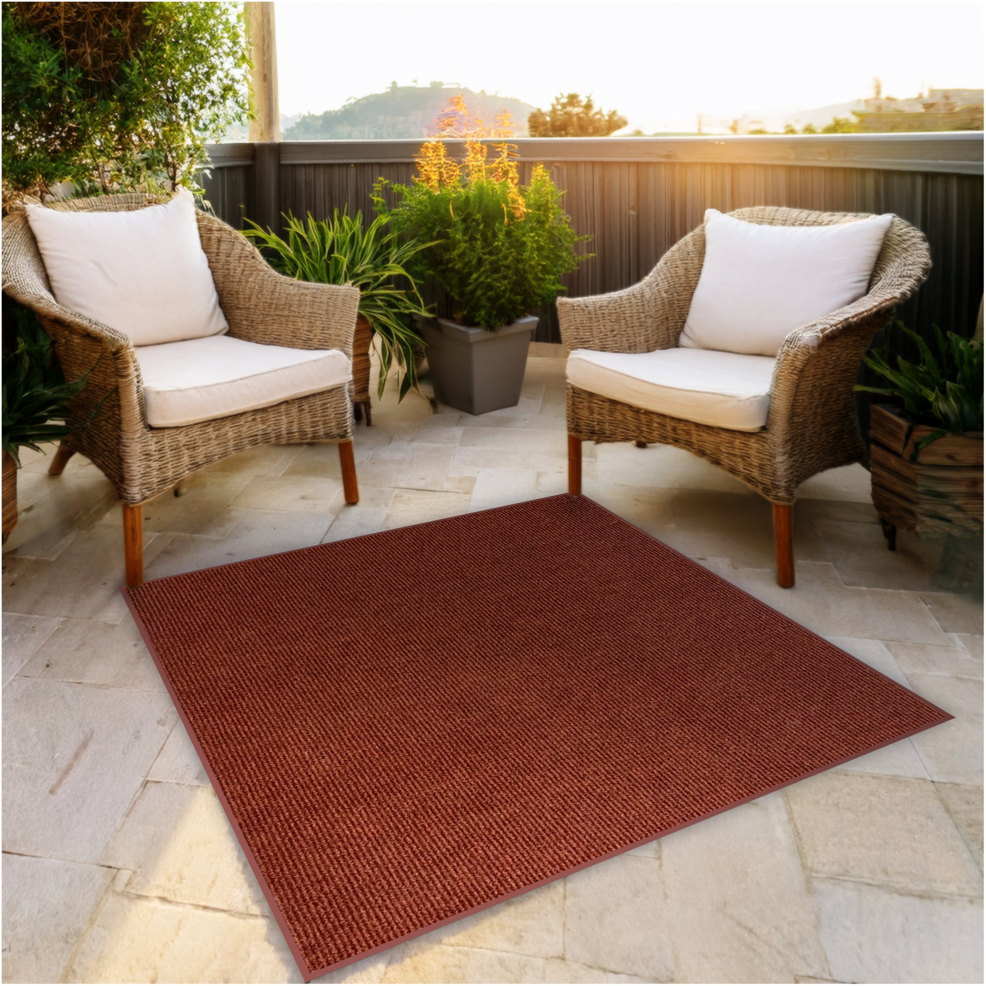 Summerstock Indoor/Outdoor Rug | Custom Size, Durable 1/4" Thick