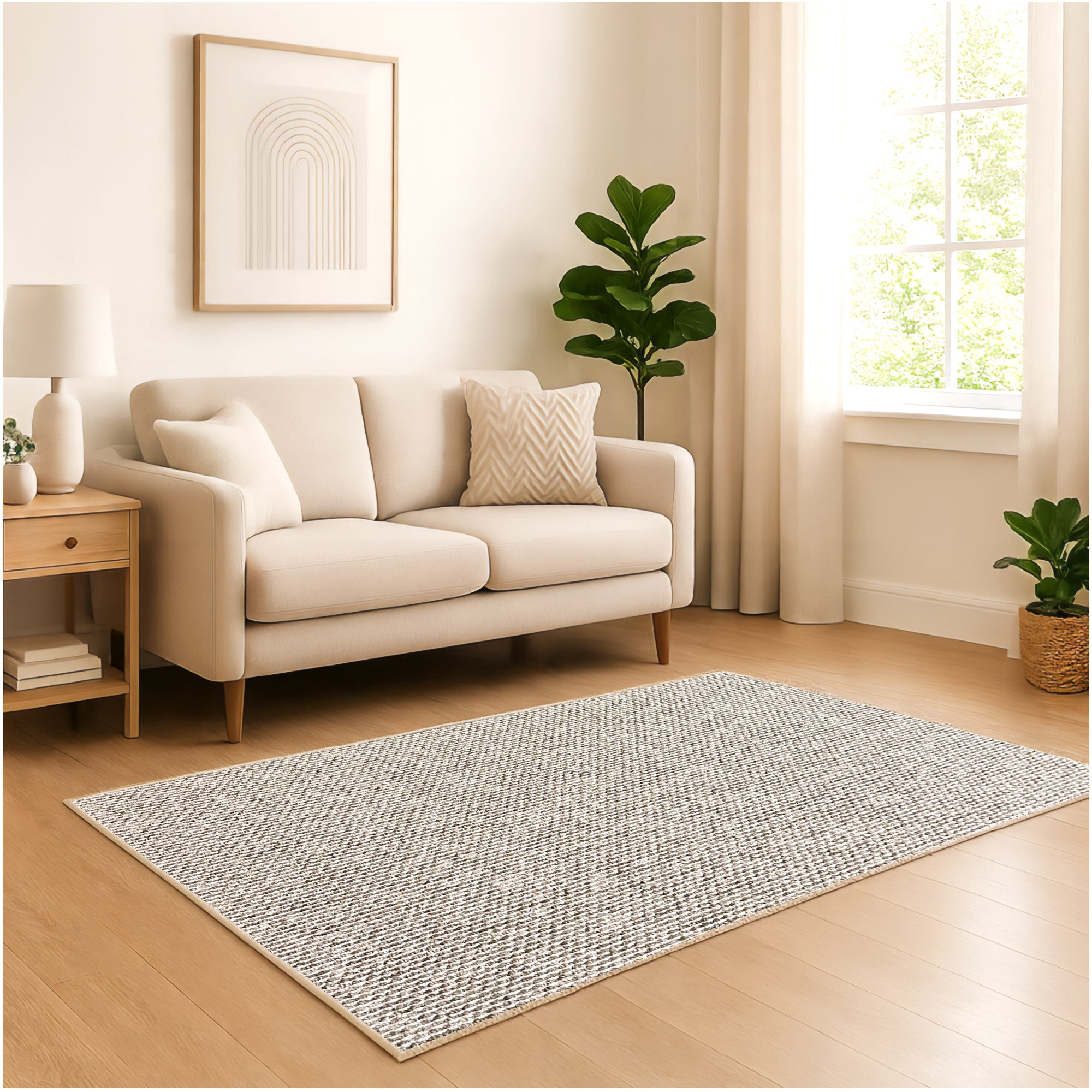 Starlight Level Berber Loop Indoor Area Rug Carpet Collection