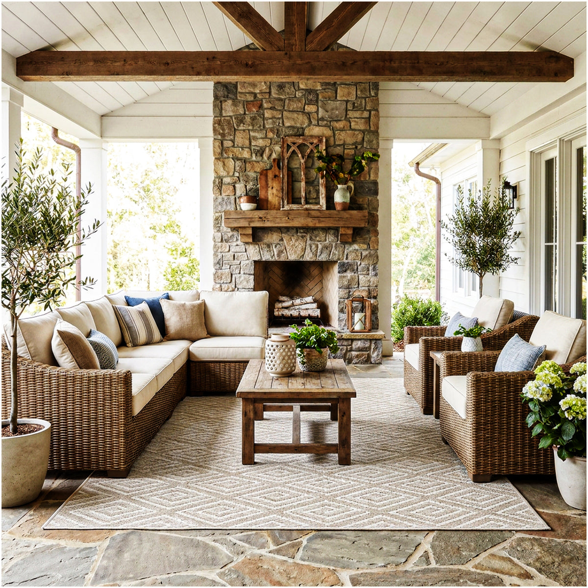 Curacao Custom Cut Indoor & Outdoor Area Rug – Custom Sizes