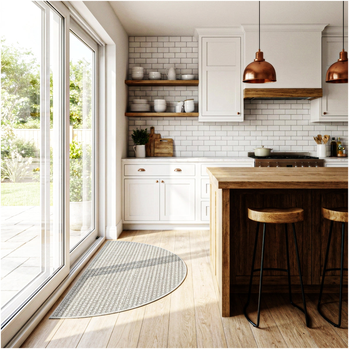 Dominica Indoor Outdoor Area Rug – Custom Size Patio Rug