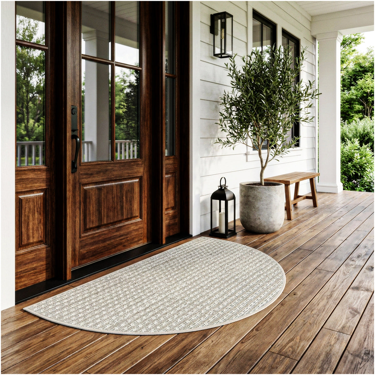 Dominica Indoor Outdoor Area Rug – Custom Size Patio Rug