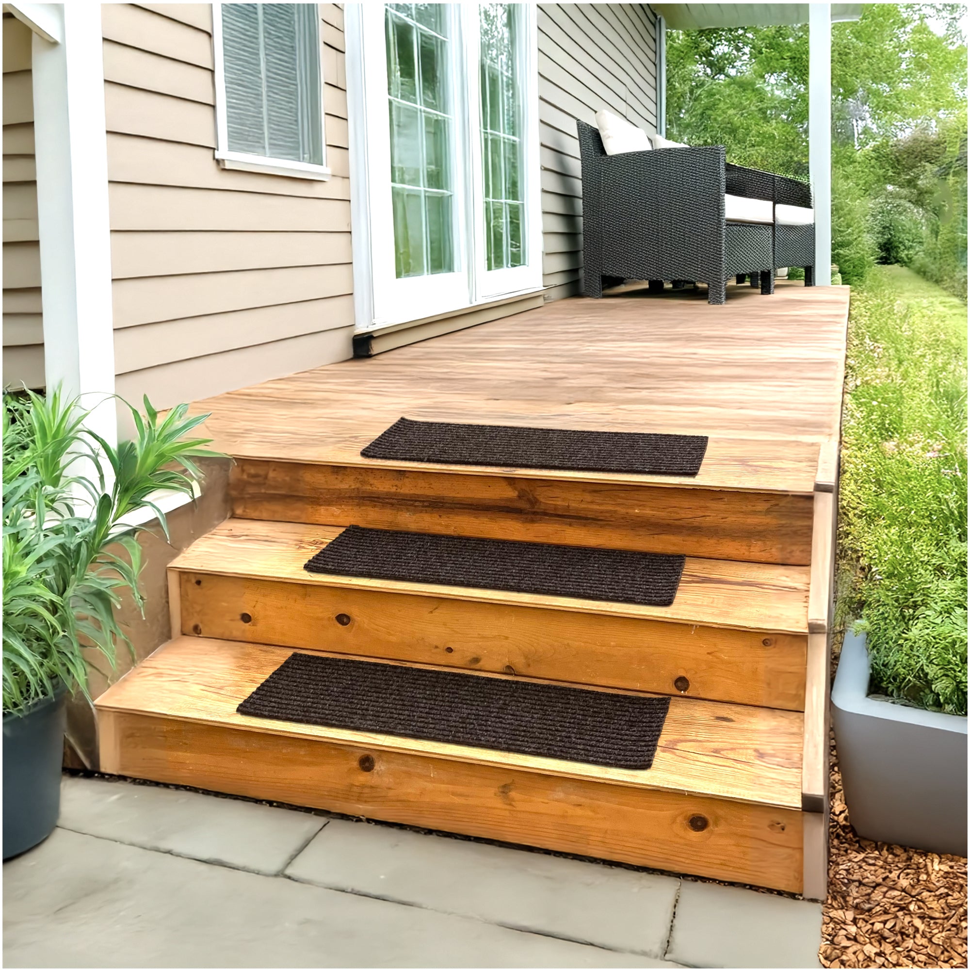 Inspiration Heavy-Duty Stair Treads | 8" x 24" & 9" x 27" Sizes