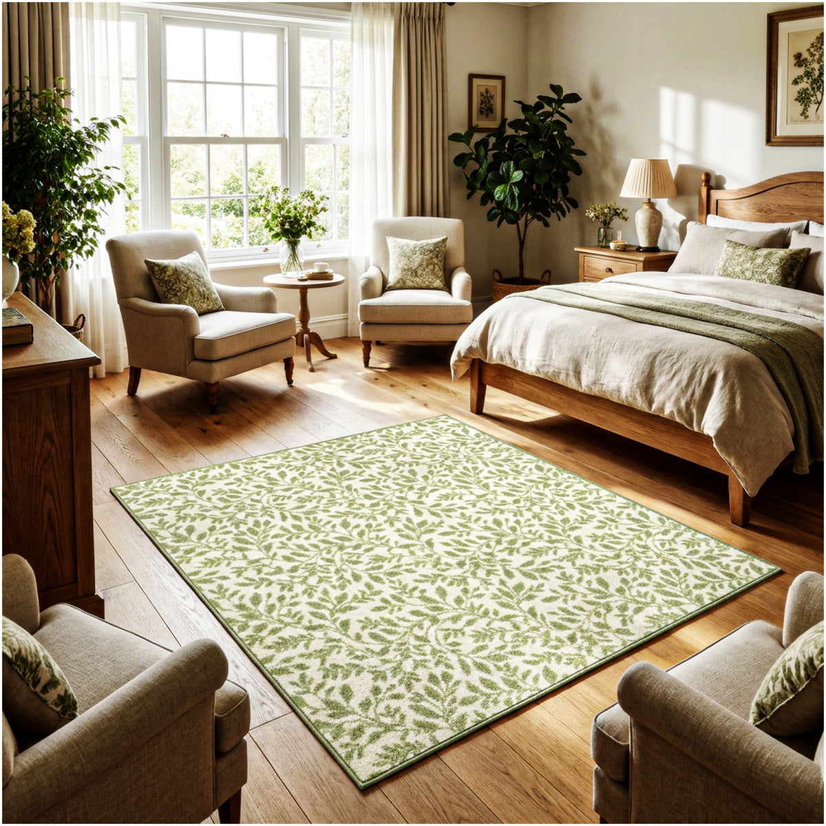 Milliken Hidden Trail Nature Pattern Indoor Area Rug – Custom Sizes
