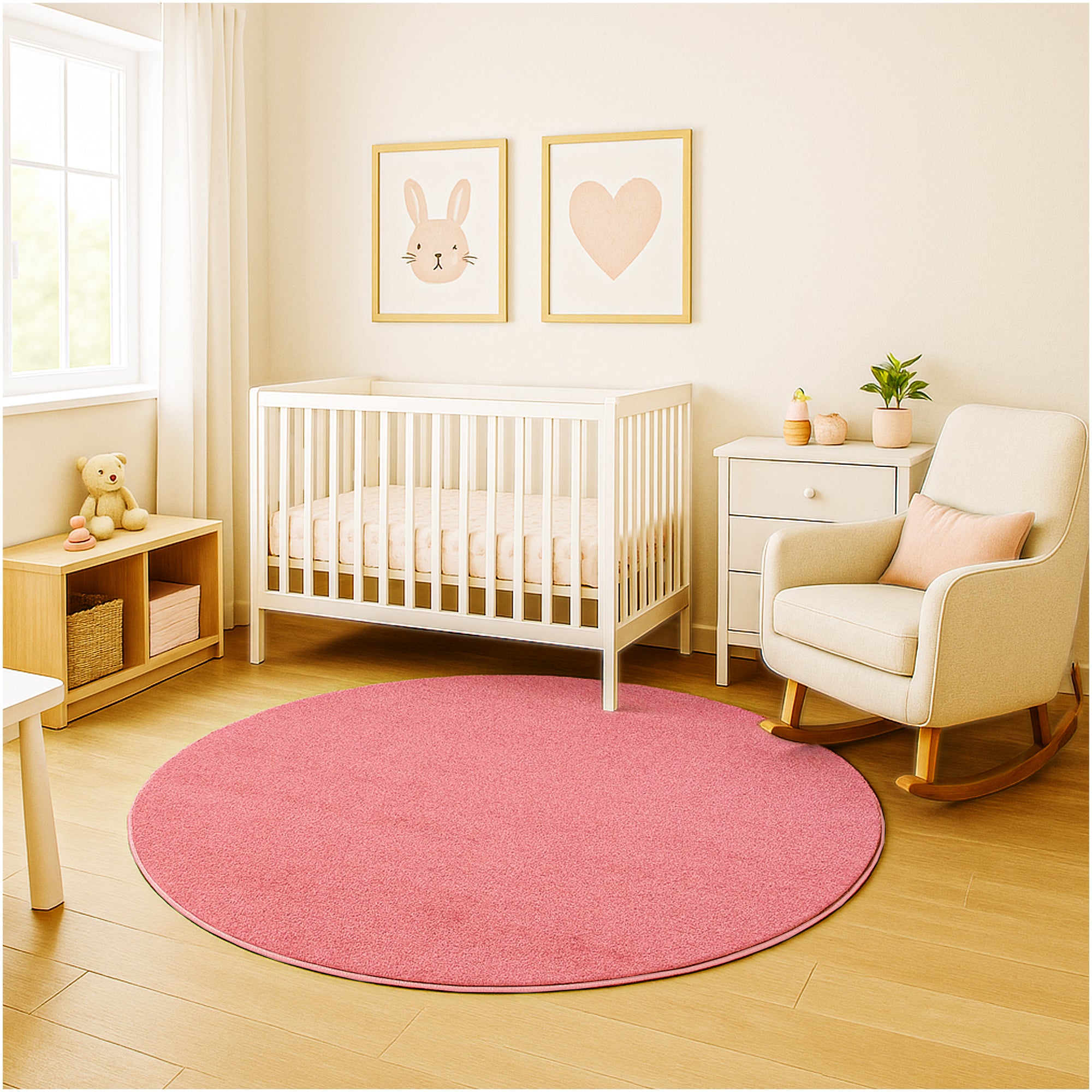 Kid Crossing Soft Area Rug – Colorful Collection, Custom Sizes Available - Sample