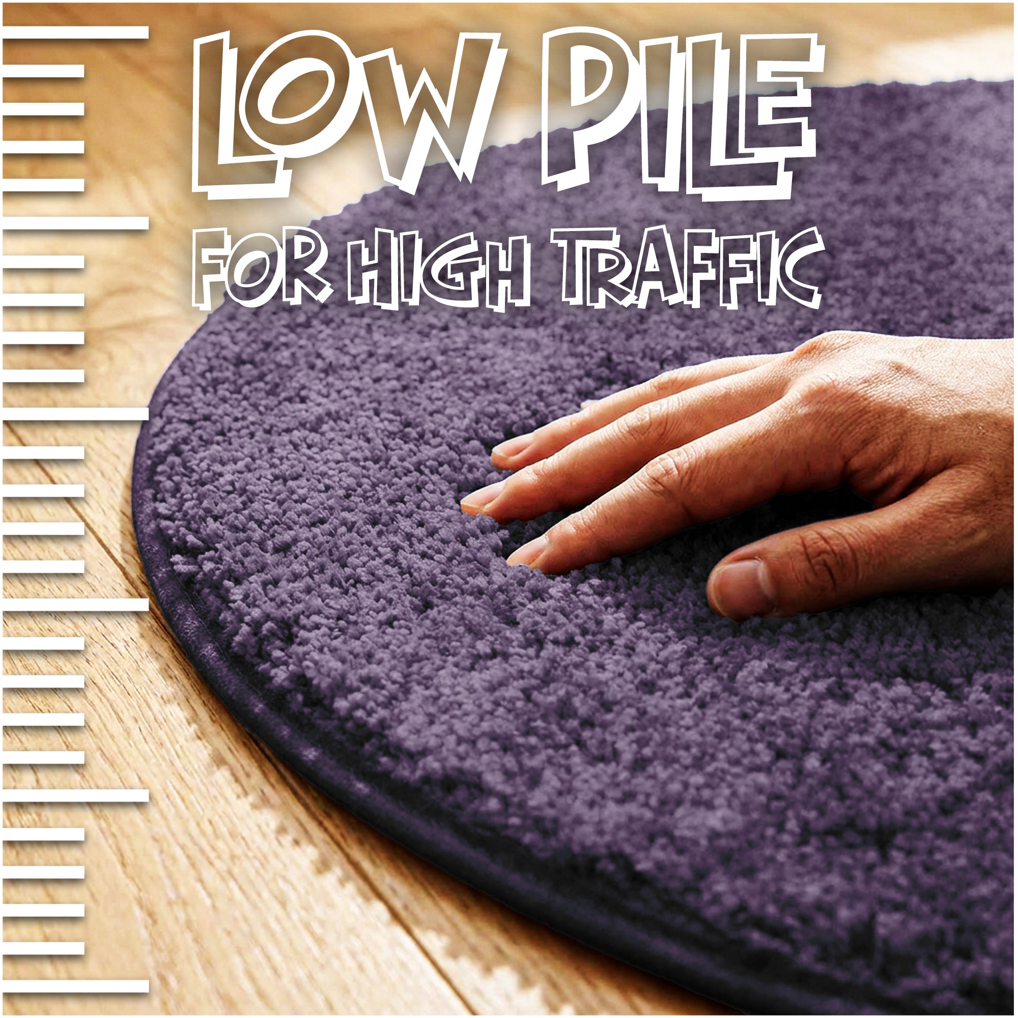 Children’s Classroom Carpet Circle Seats – Multiple Colors | 18” Round Soft Floor Cushions