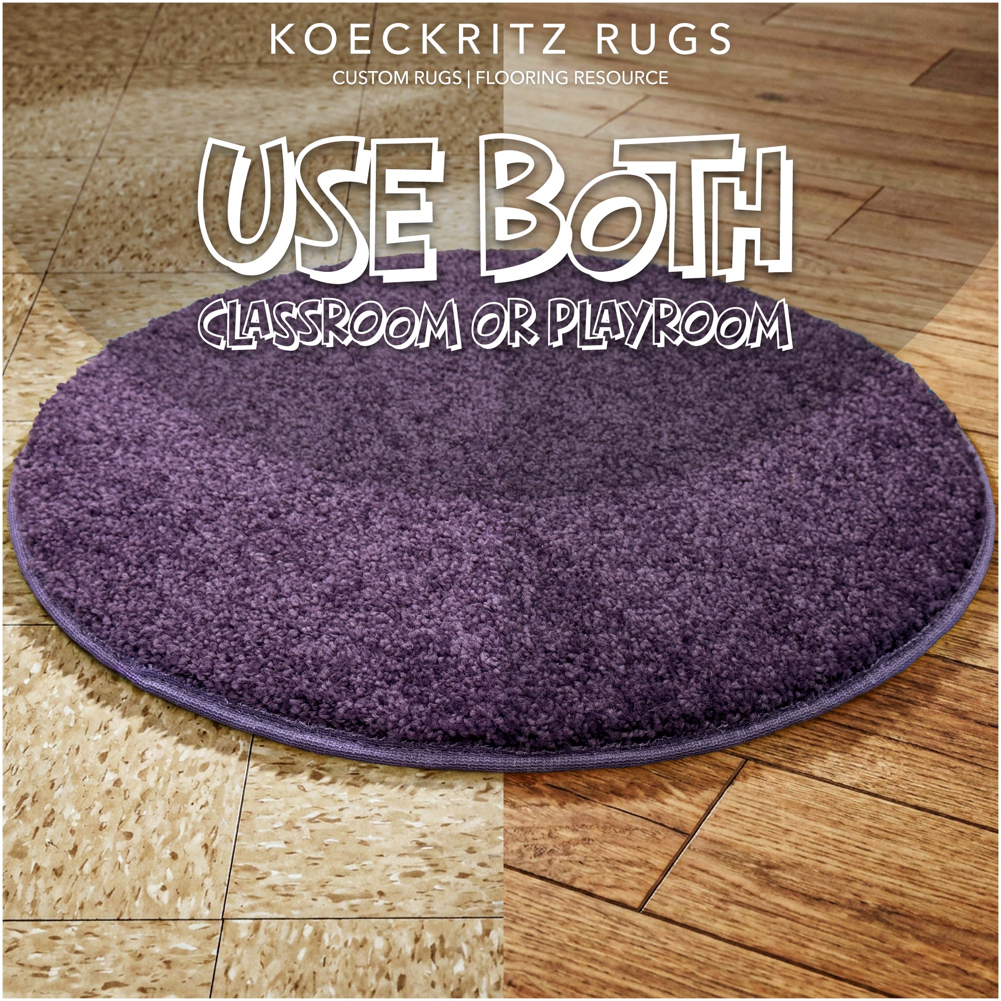 Children’s Classroom Carpet Circle Seats – Multiple Colors | 18” Round Soft Floor Cushions