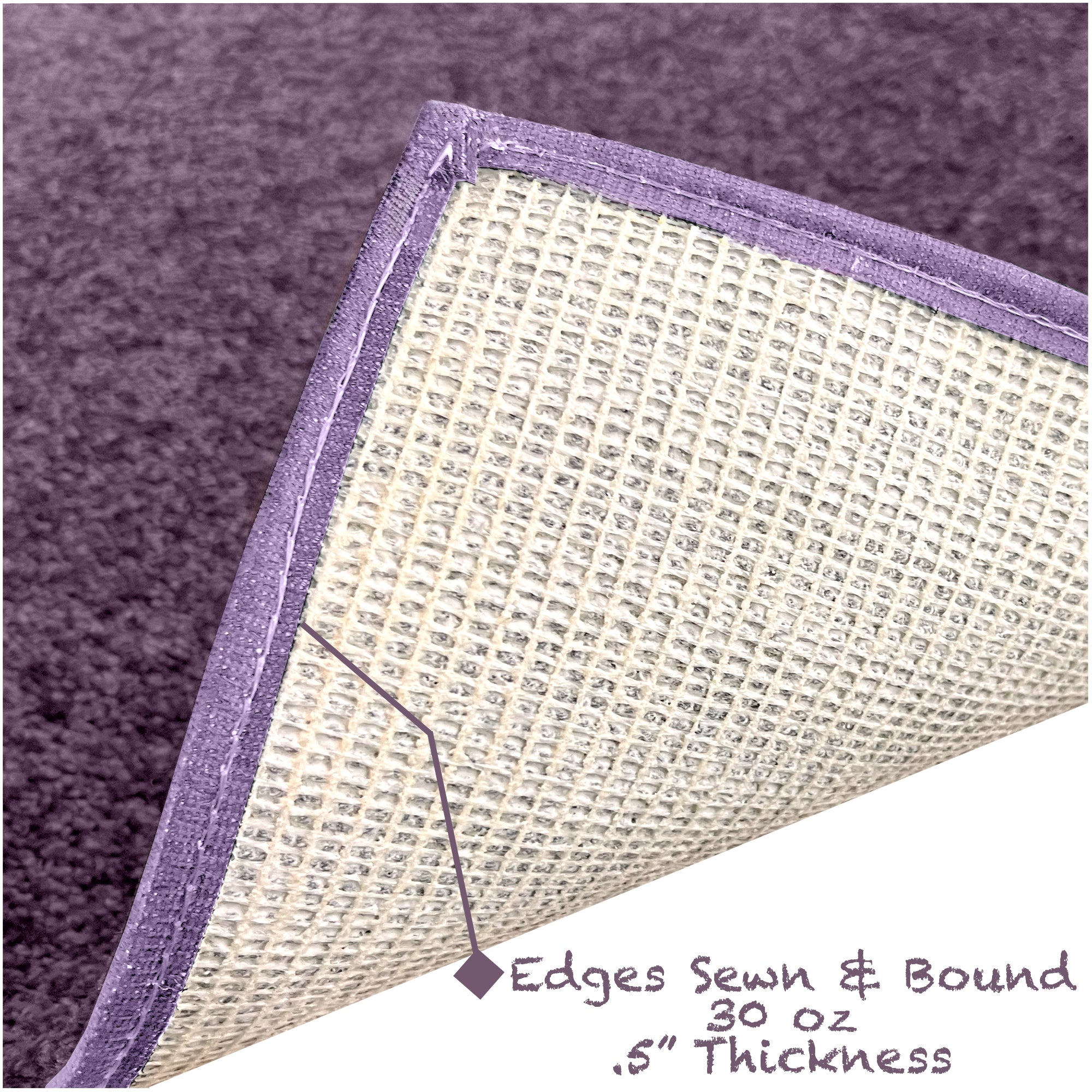 Kid Crossing Soft Area Rug – Colorful Collection, Custom Sizes Available