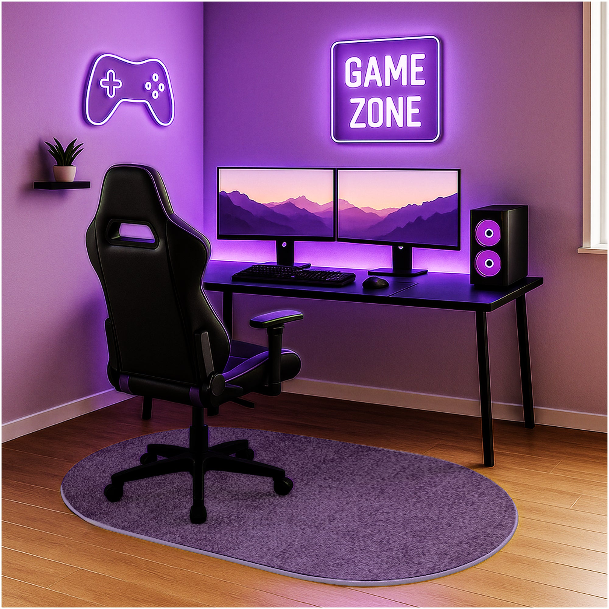 Kid Crossing Soft Area Rug – Colorful Collection, Custom Sizes Available