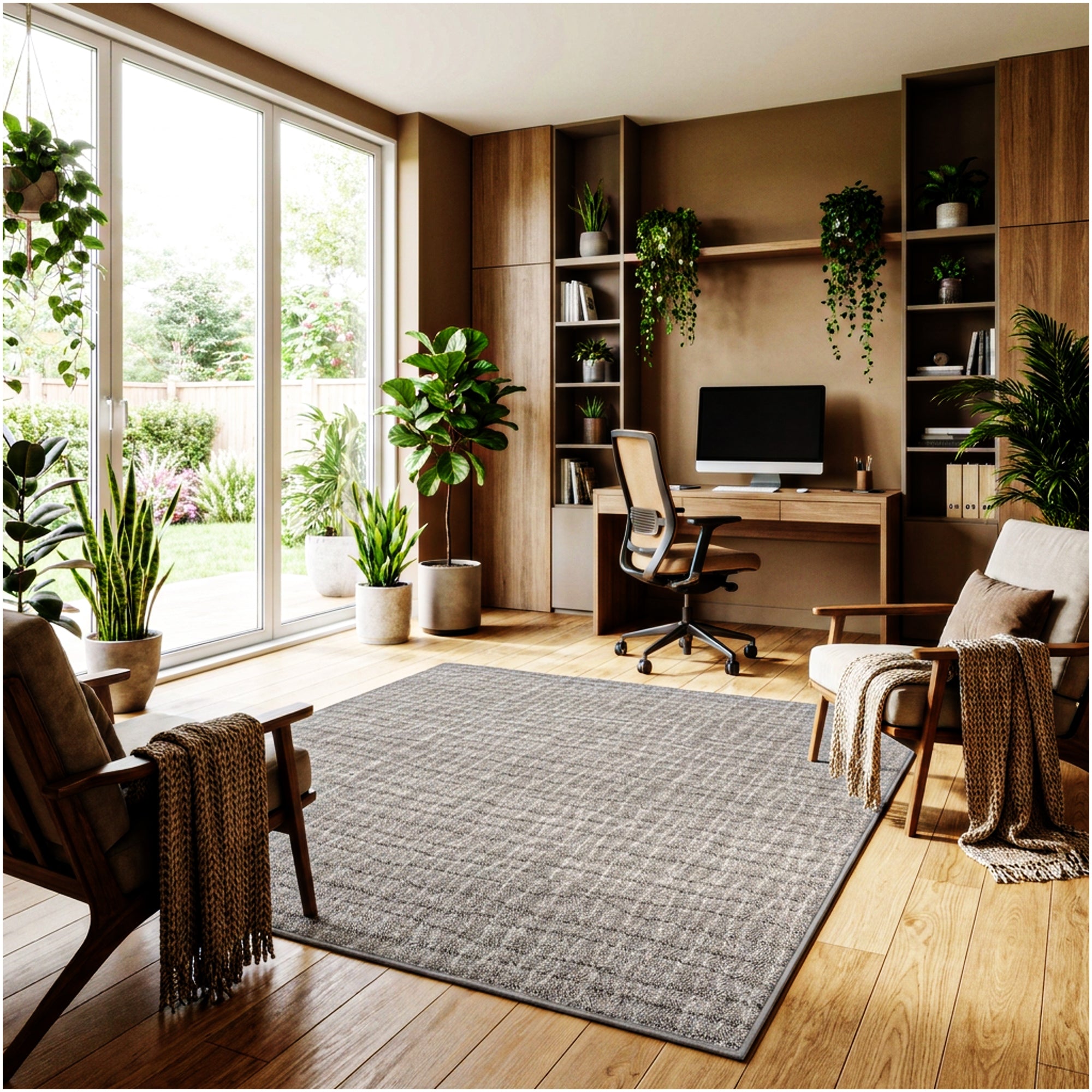 Milliken Modern Backdrop Pattern Indoor Area Rug – Custom Sizes