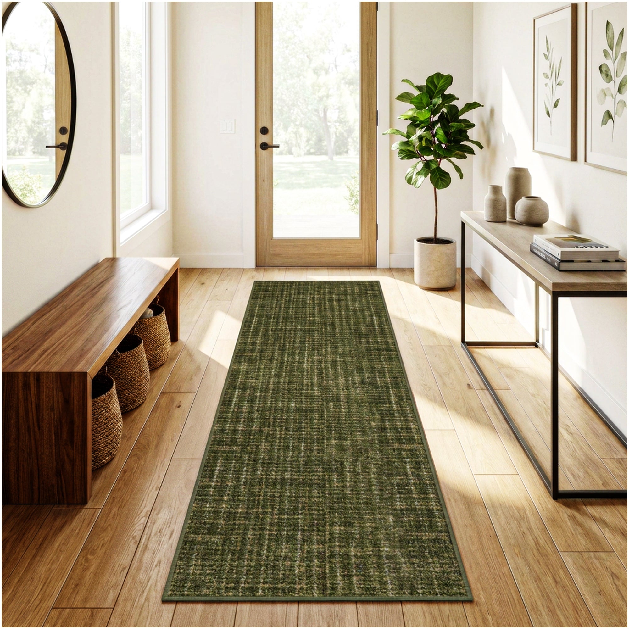 Milliken Stitches Indoor Area Rug – Standard Sizes & Color Options