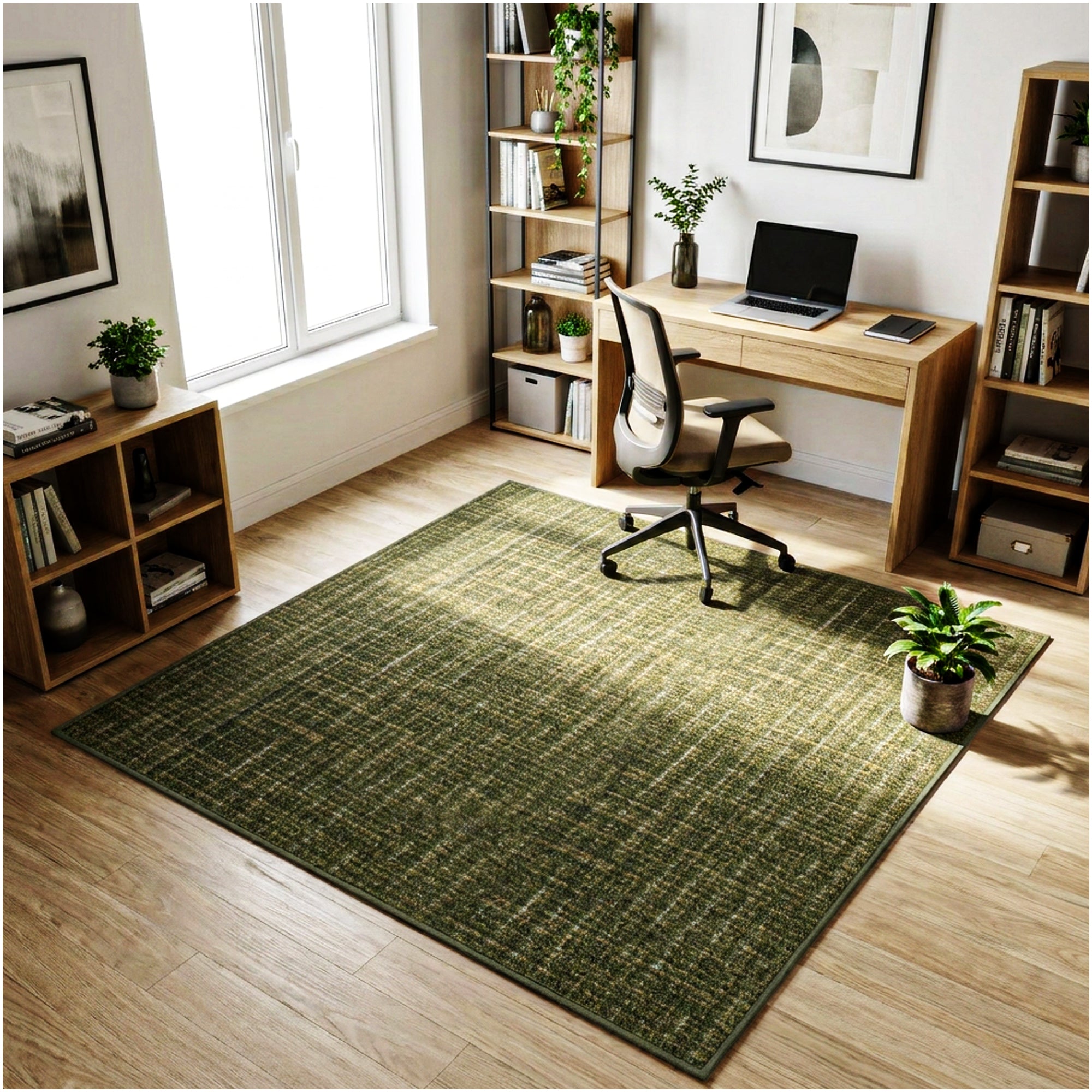 Milliken Stitches Indoor Area Rug – Standard Sizes & Color Options