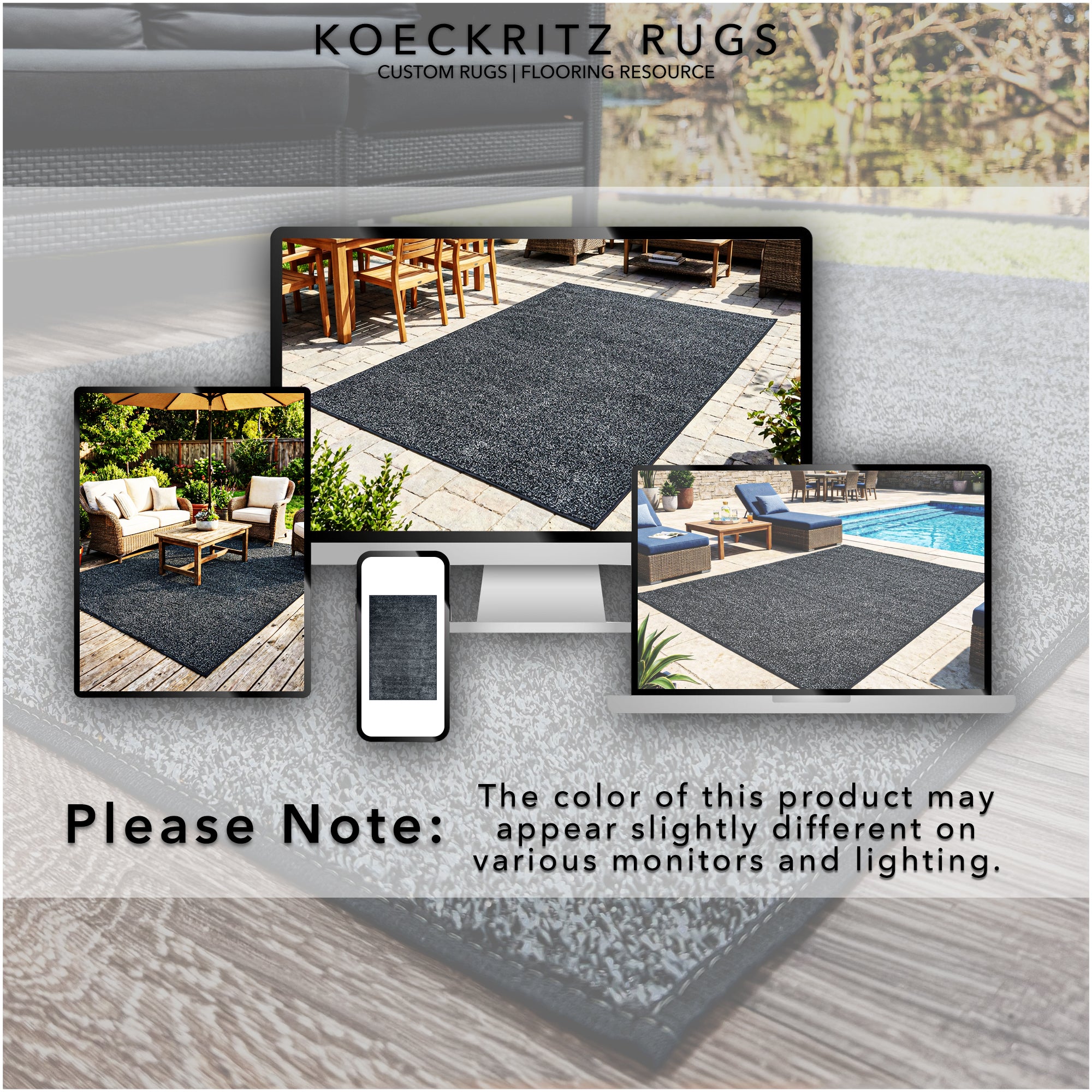 Indoor/Outdoor Artificial Grass Rugs – Lightweight, Standard Sizes, 6 Colors