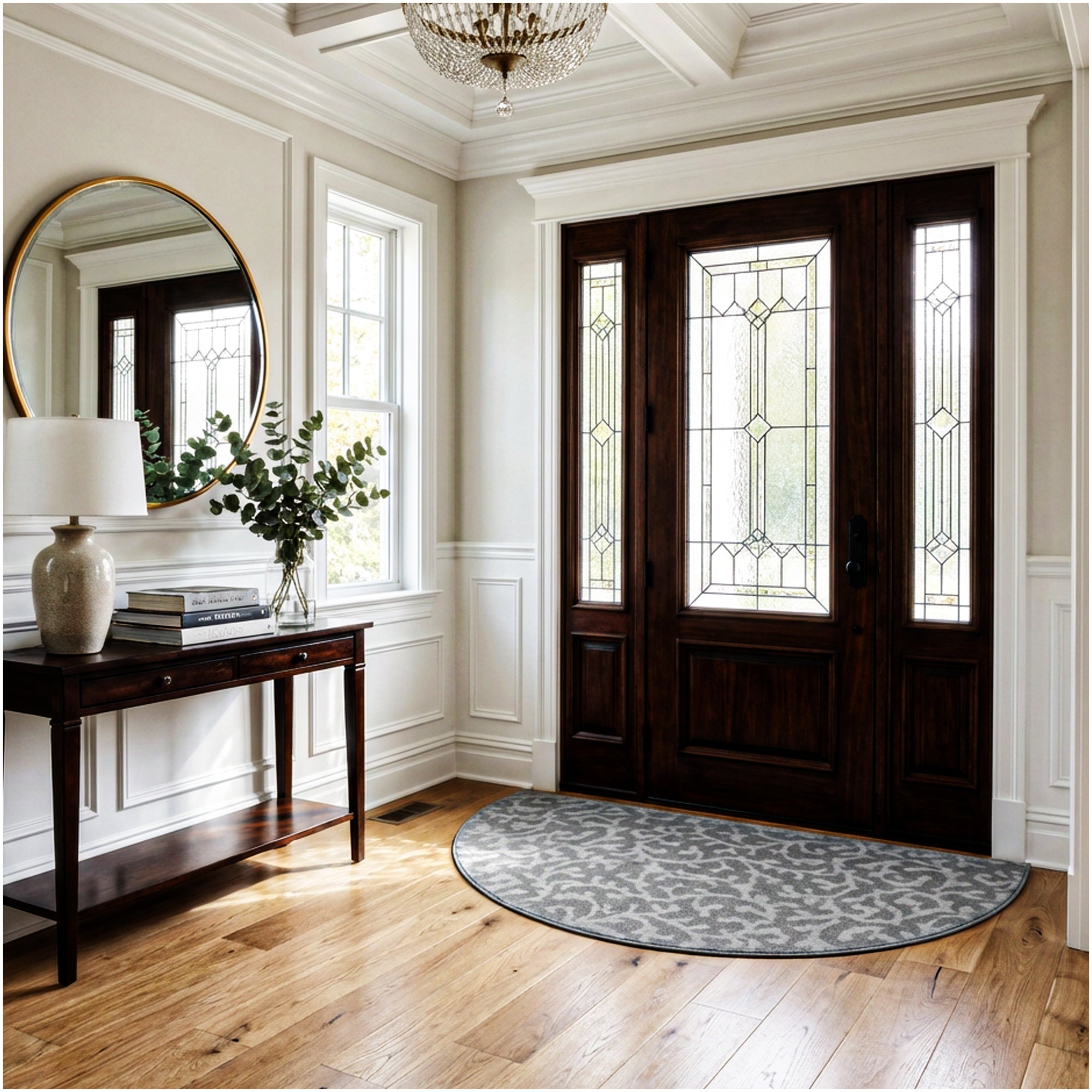 Milliken Coral Springs Indoor Area Rug | Standard Sizes & Color Options